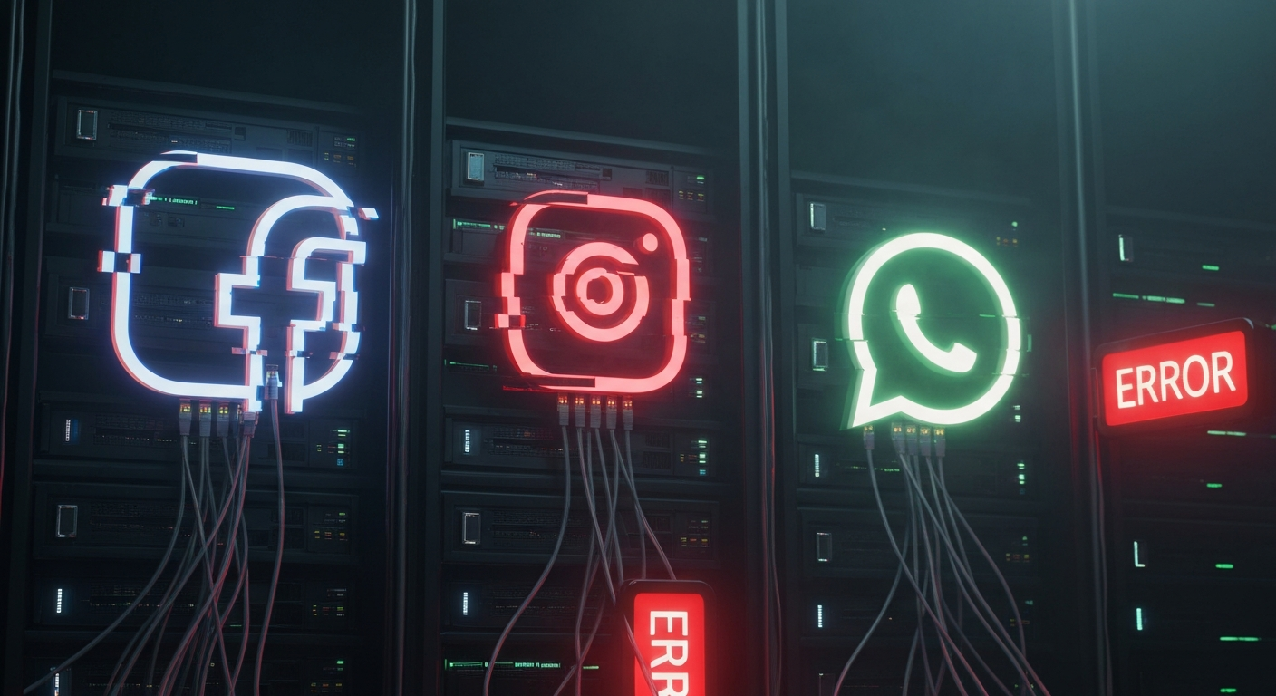 Meta in Down: Facebook, Instagram e WhatsApp fuori uso a livello globale