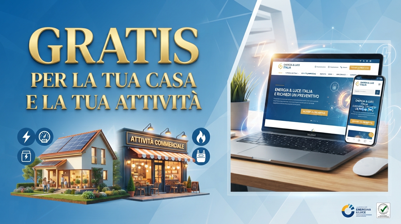 Con le Tue Utenze Ti Regaliamo il Tuo Sito Web Gratis