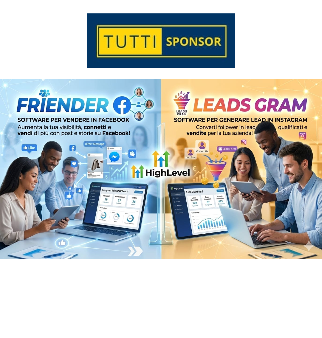 Rivoluziona le tue vendite sui social: Friender e Leads Gram