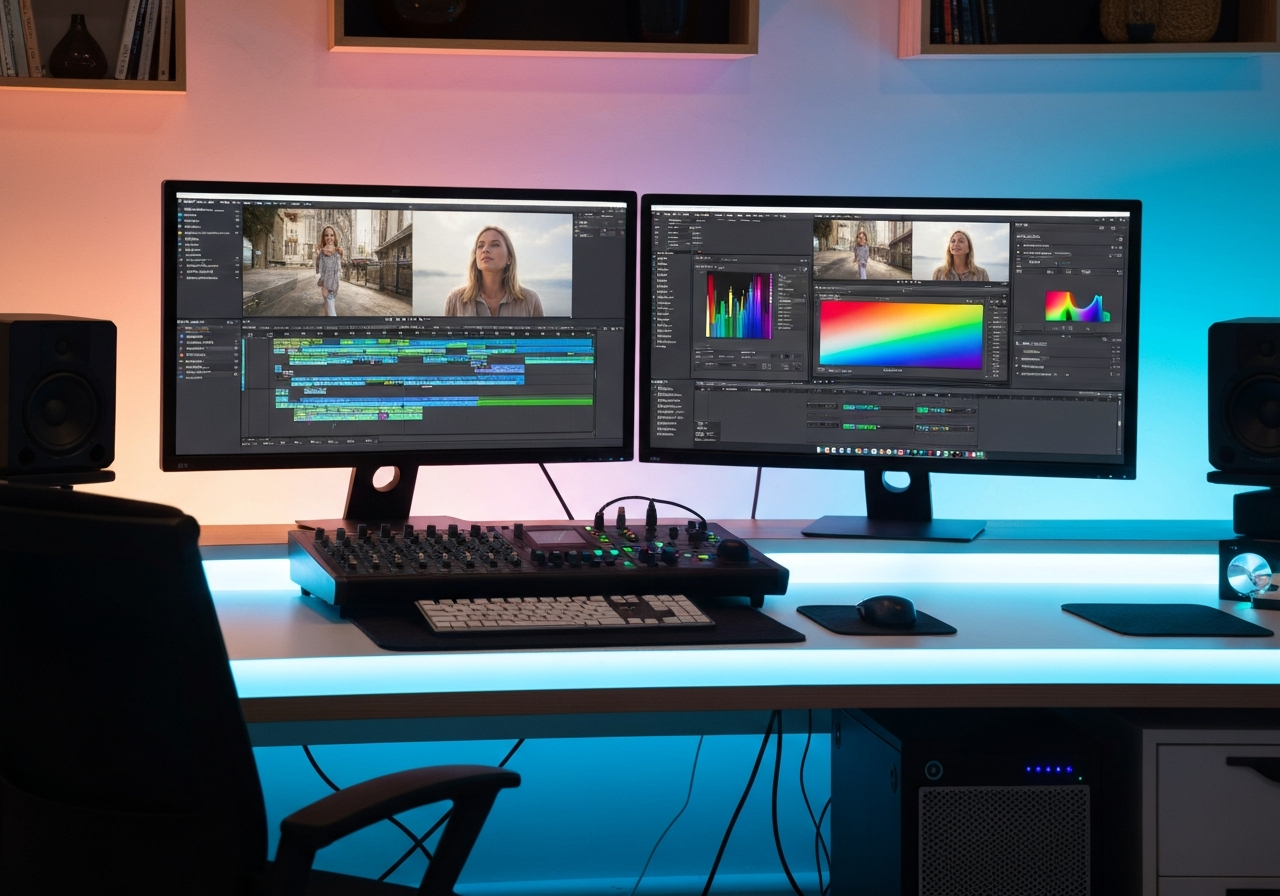 Professional Video Editing Suite