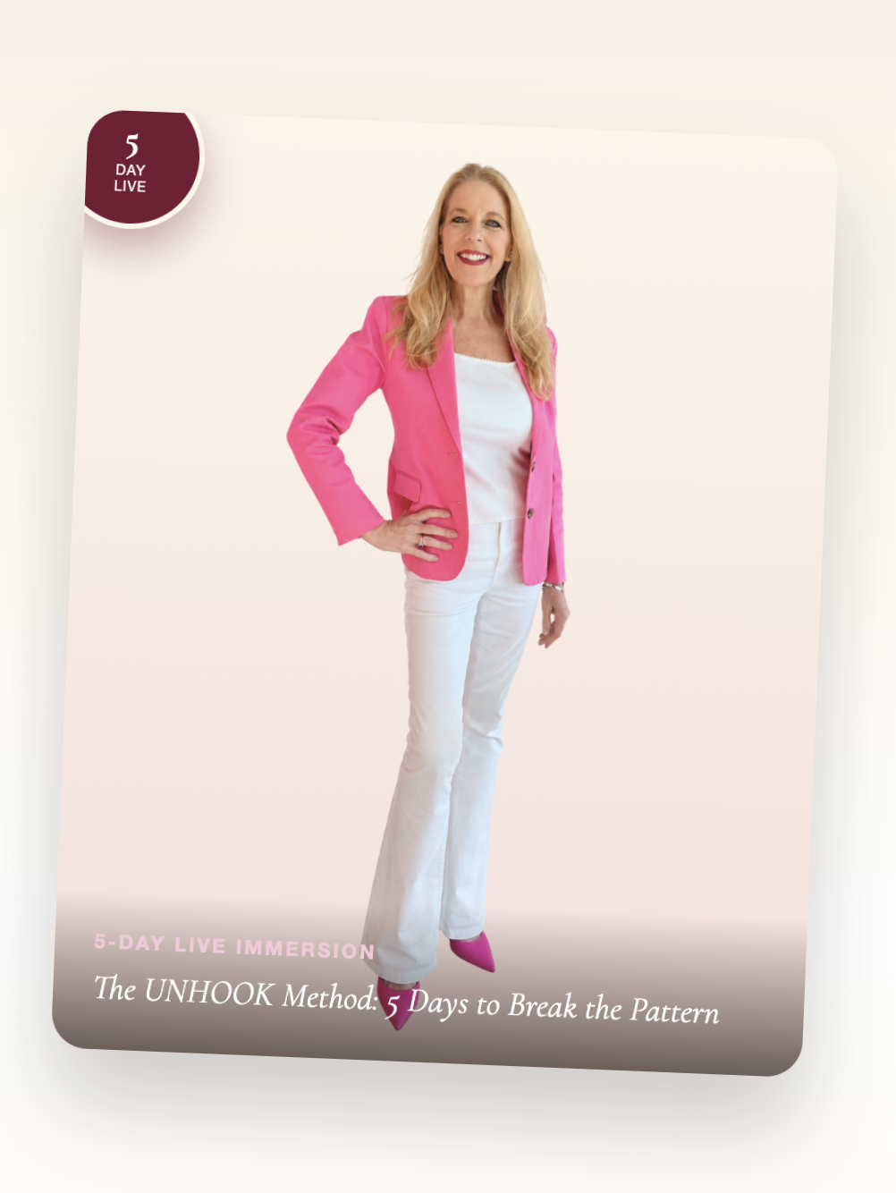 Dorcy Pruter — UNHOOK 5-Day Live Immersion