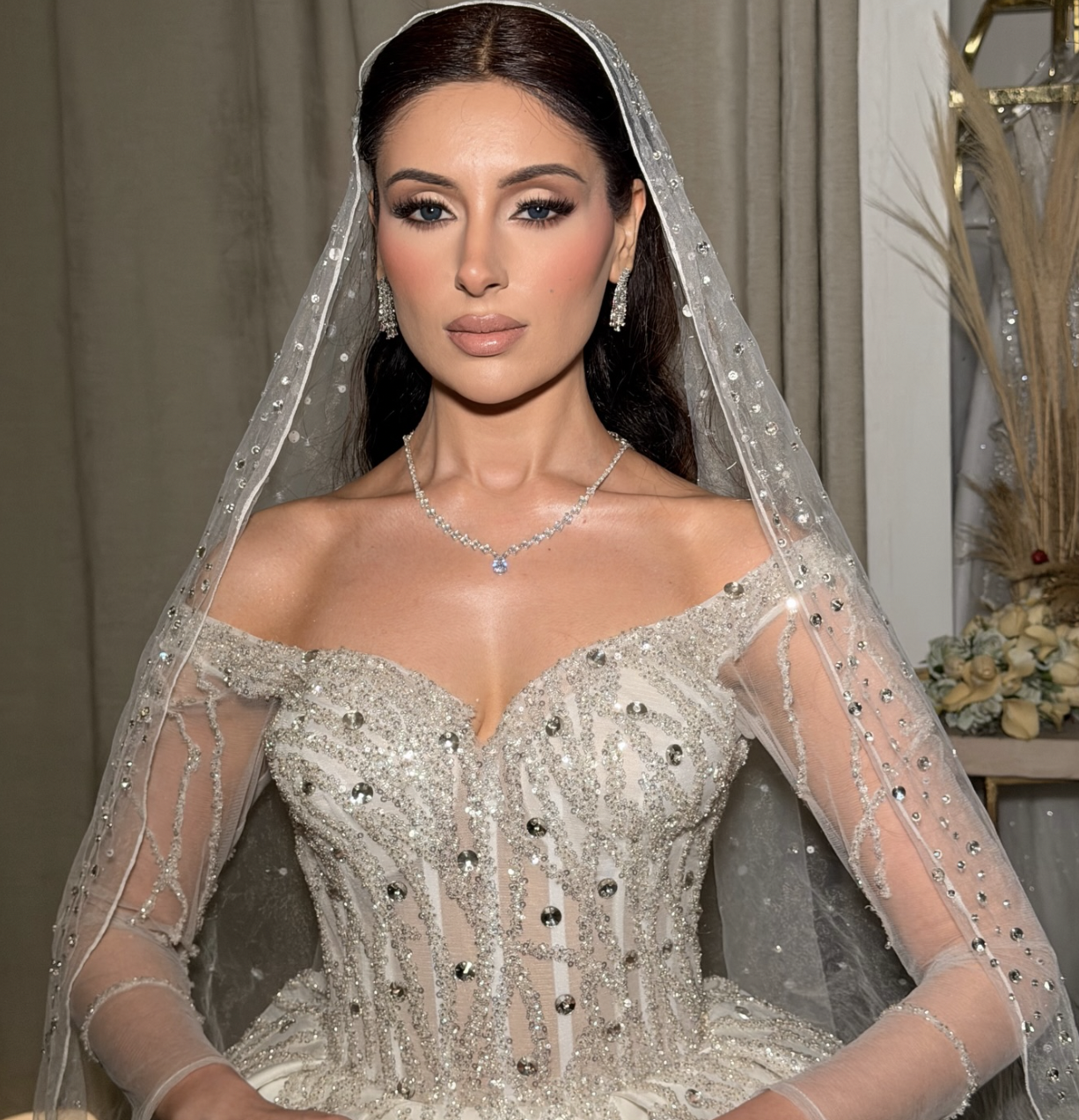 Beautiful bride makeup