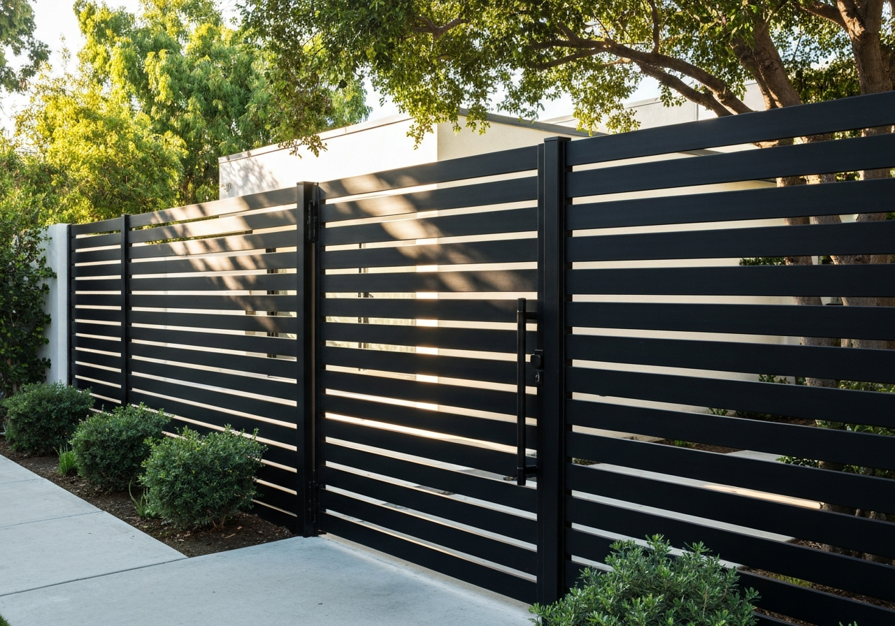 Fence and Gate Project in Brentwood, CA
