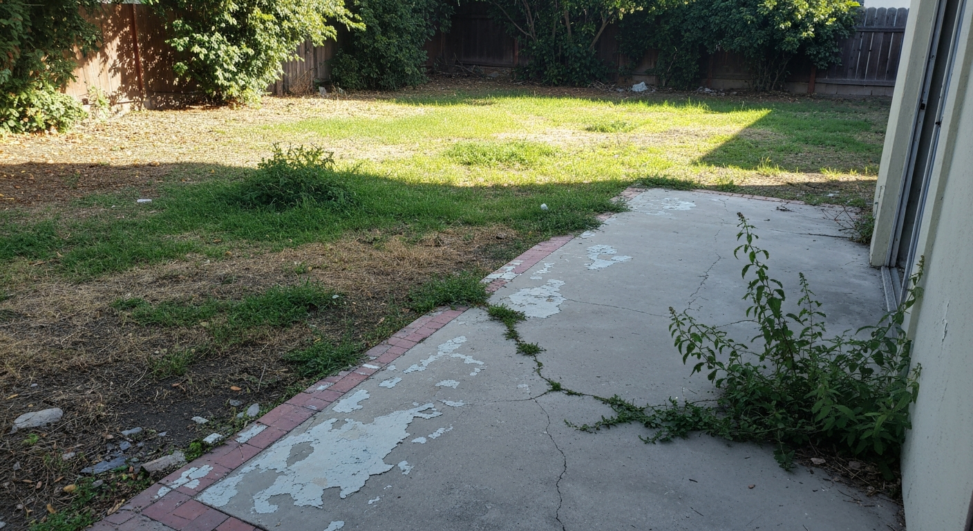 Los Angeles Backyard Oasis Before