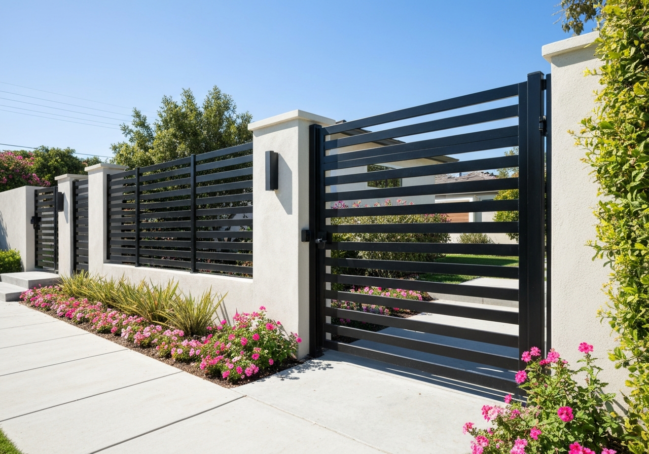 Fence and Gate Project in Hollywood Hills, CA