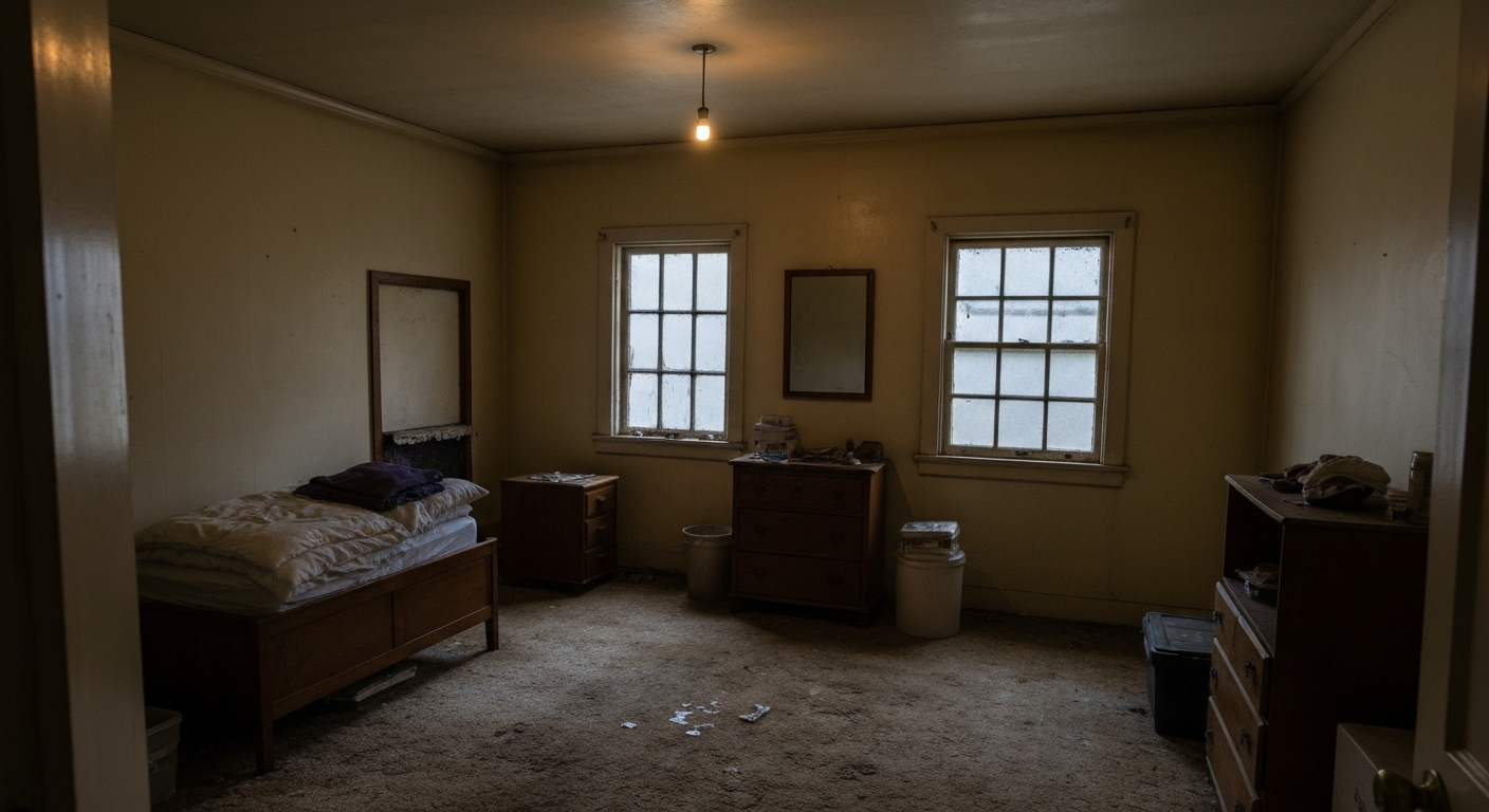 Master Suite Makeover Before