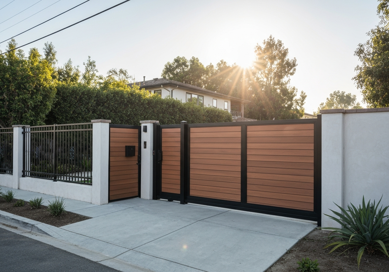 Fence and Gate Project in Pacific Palisades, CA
