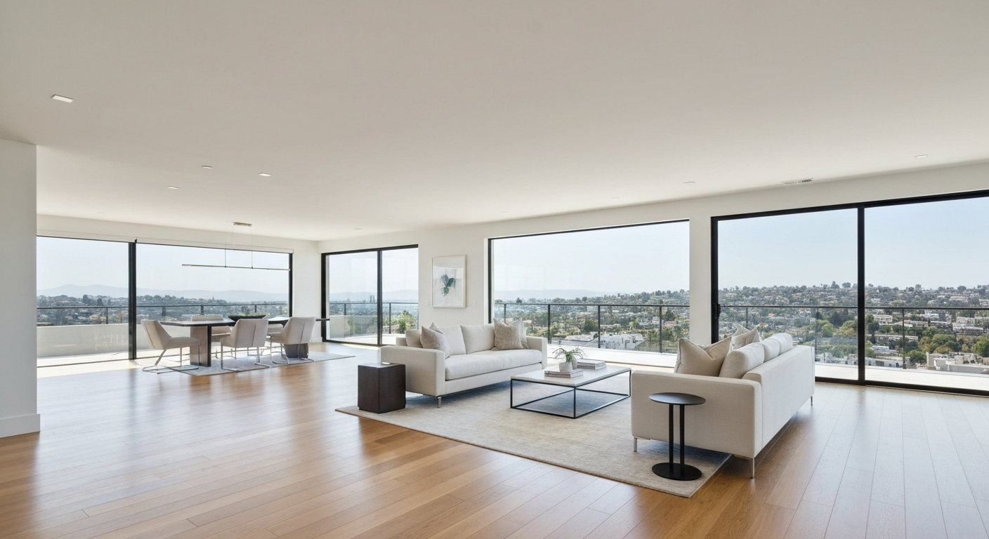 Open Concept Living Area After