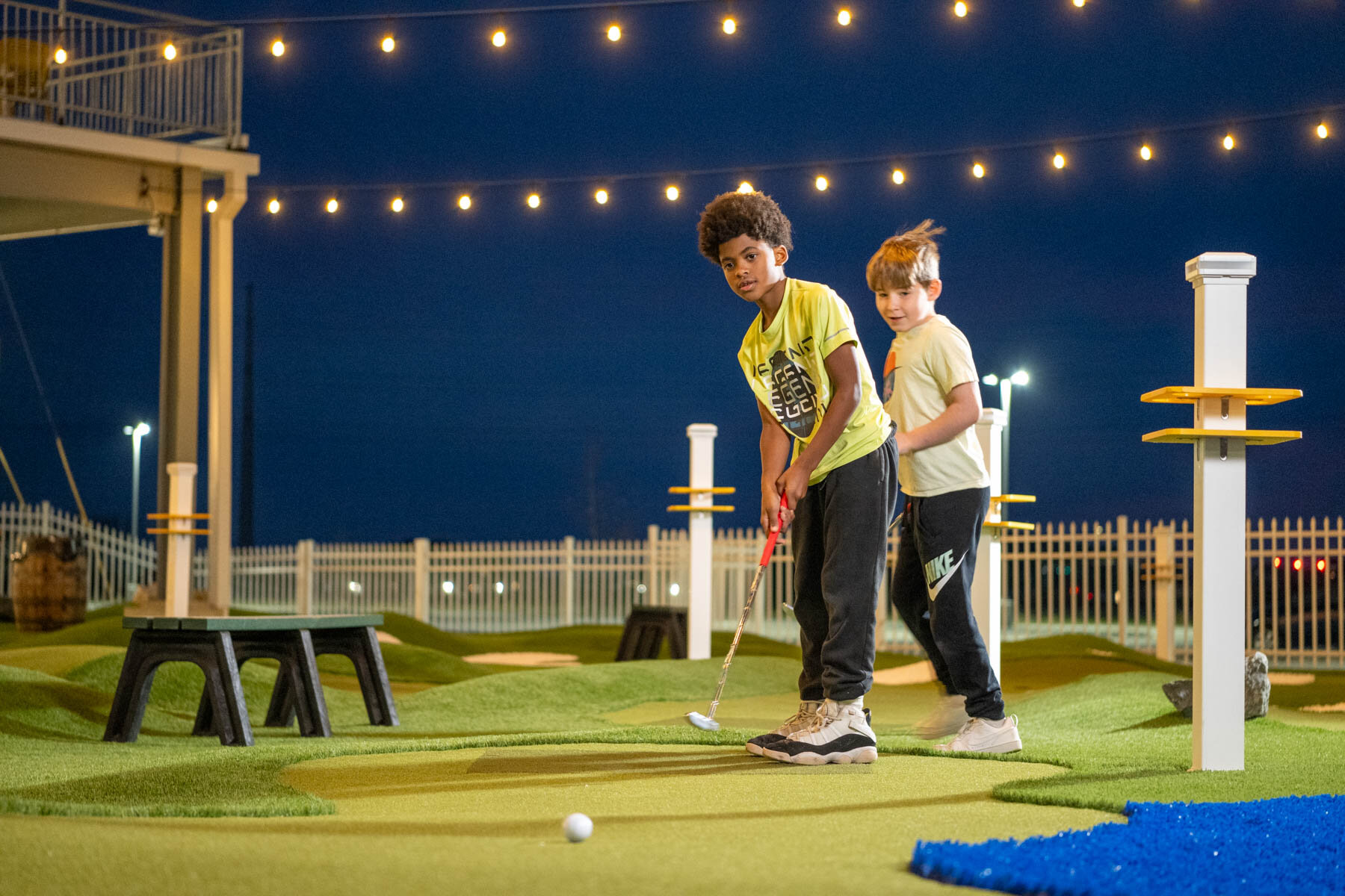 Mini Golf at PinSocial Tiffin