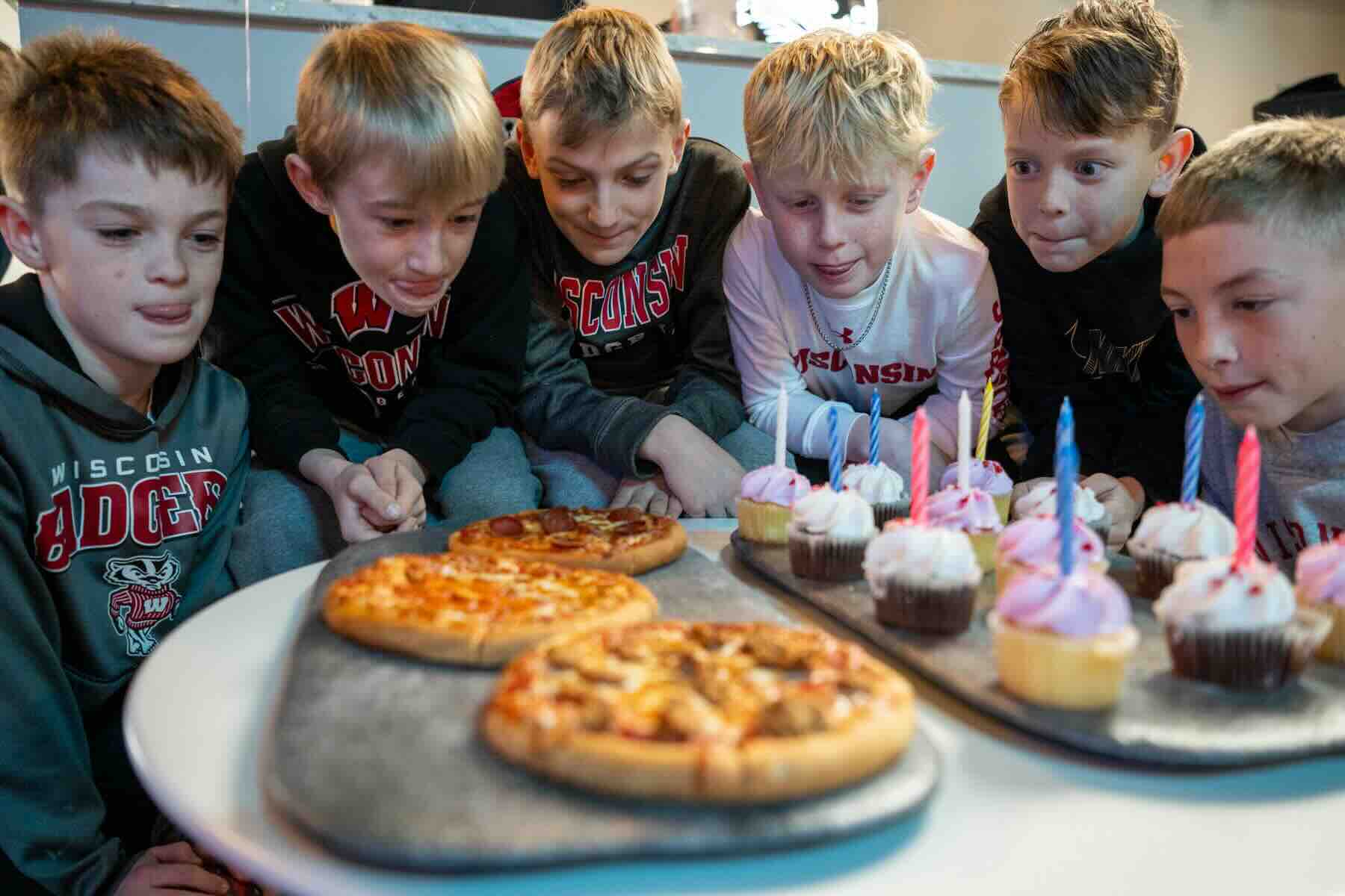 Birthday party at PinSocial DeForest