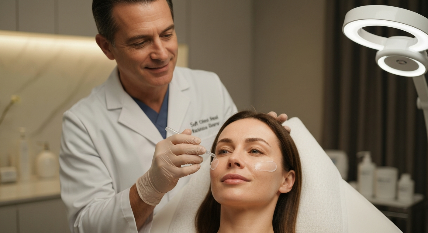Chemical peel skin resurfacing