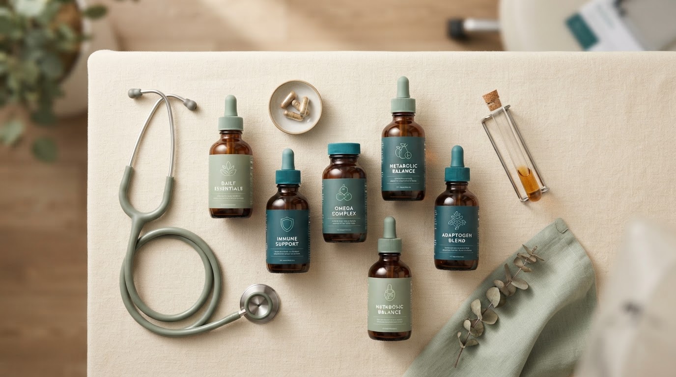 Physician-led wellness supplements and lab testing