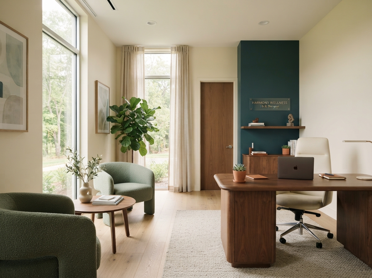 Serene consultation room at Phoenix Medical Spa