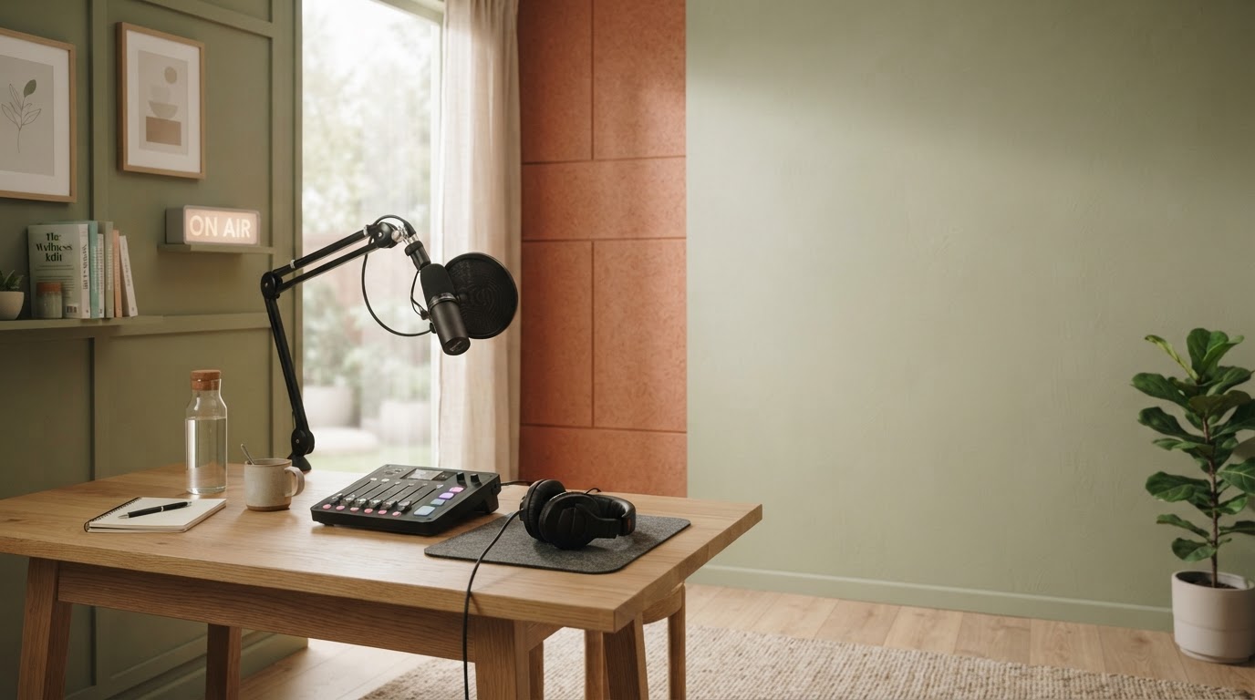 Mindful Practice Podcast studio