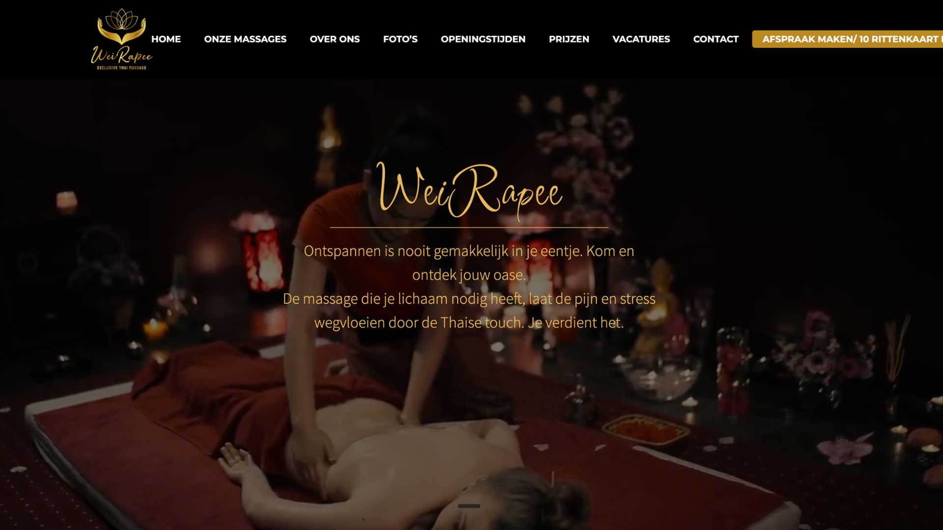 Oude website