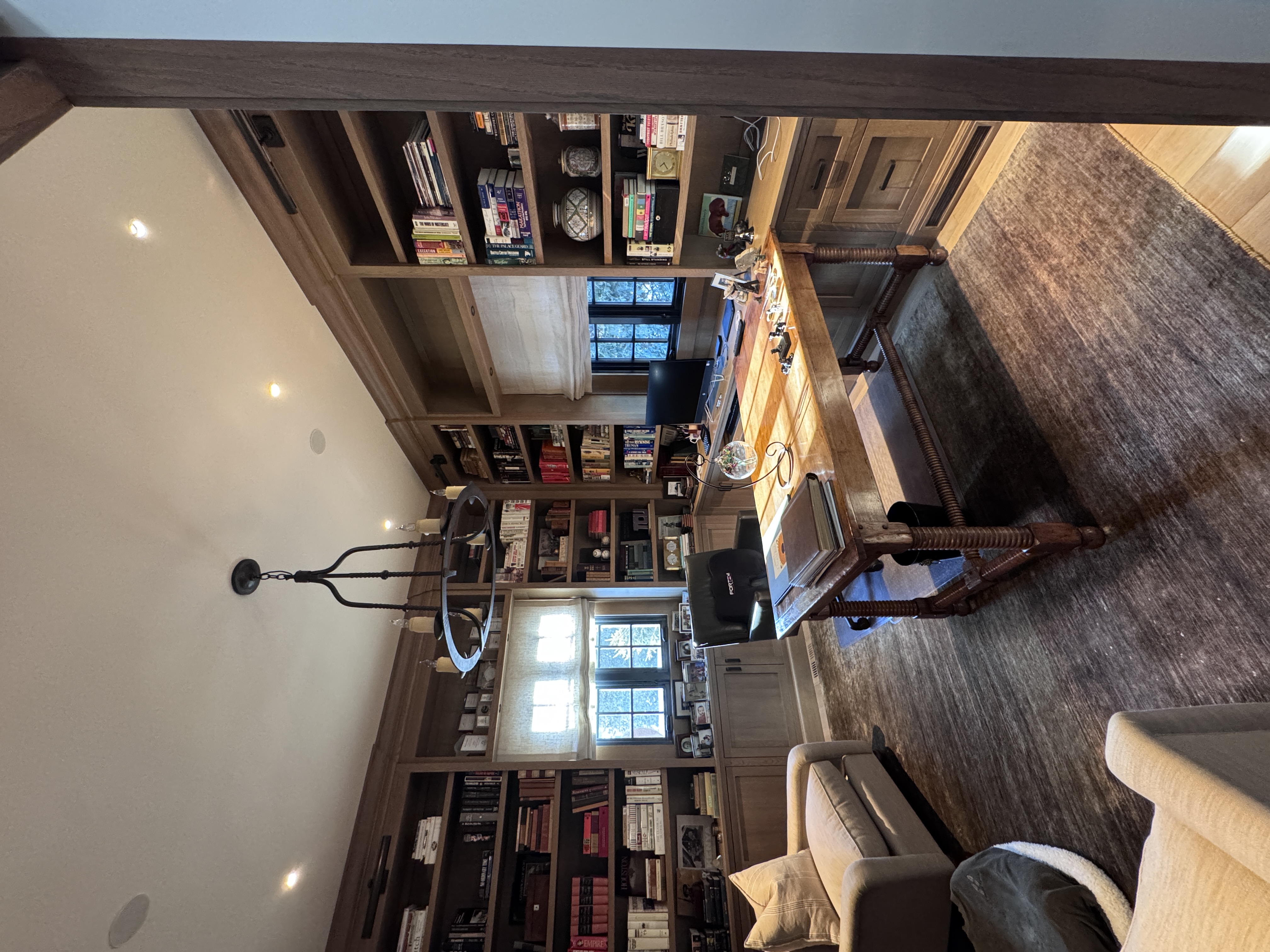 Custom cabinetry detail by Custom Furniture and Design, Bantam CT