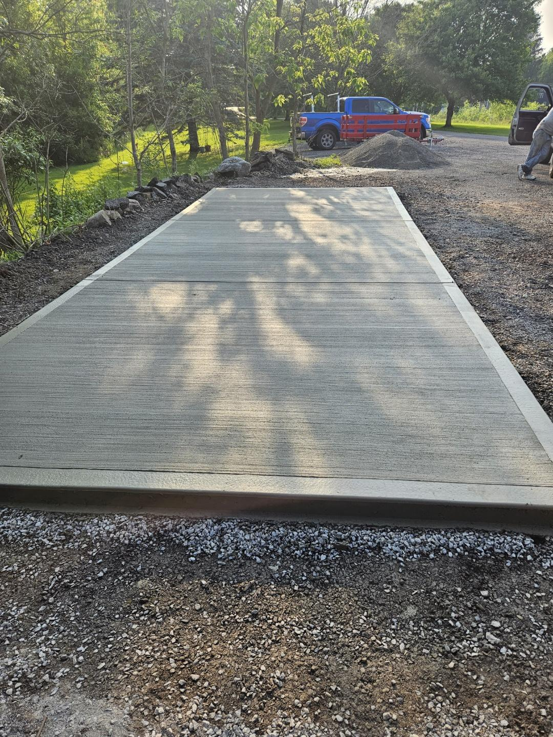 Concrete Pad After
