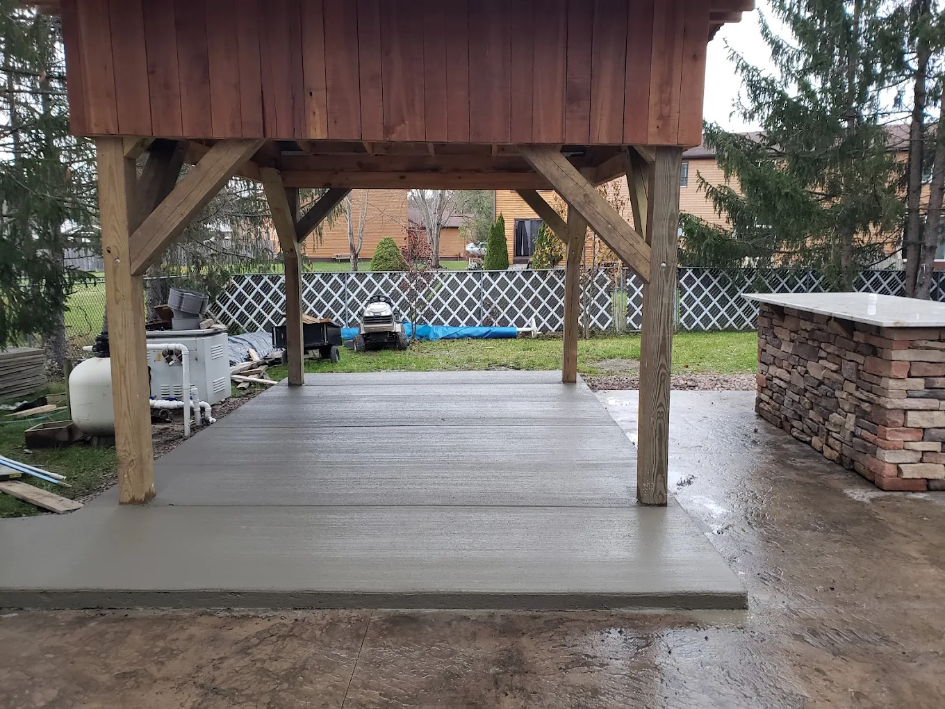 Covered Patio Pad
