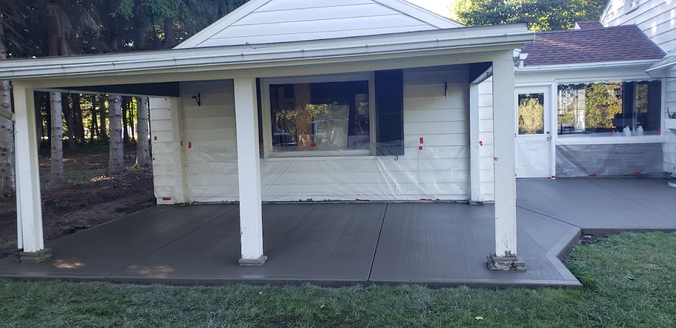Covered Concrete Patio