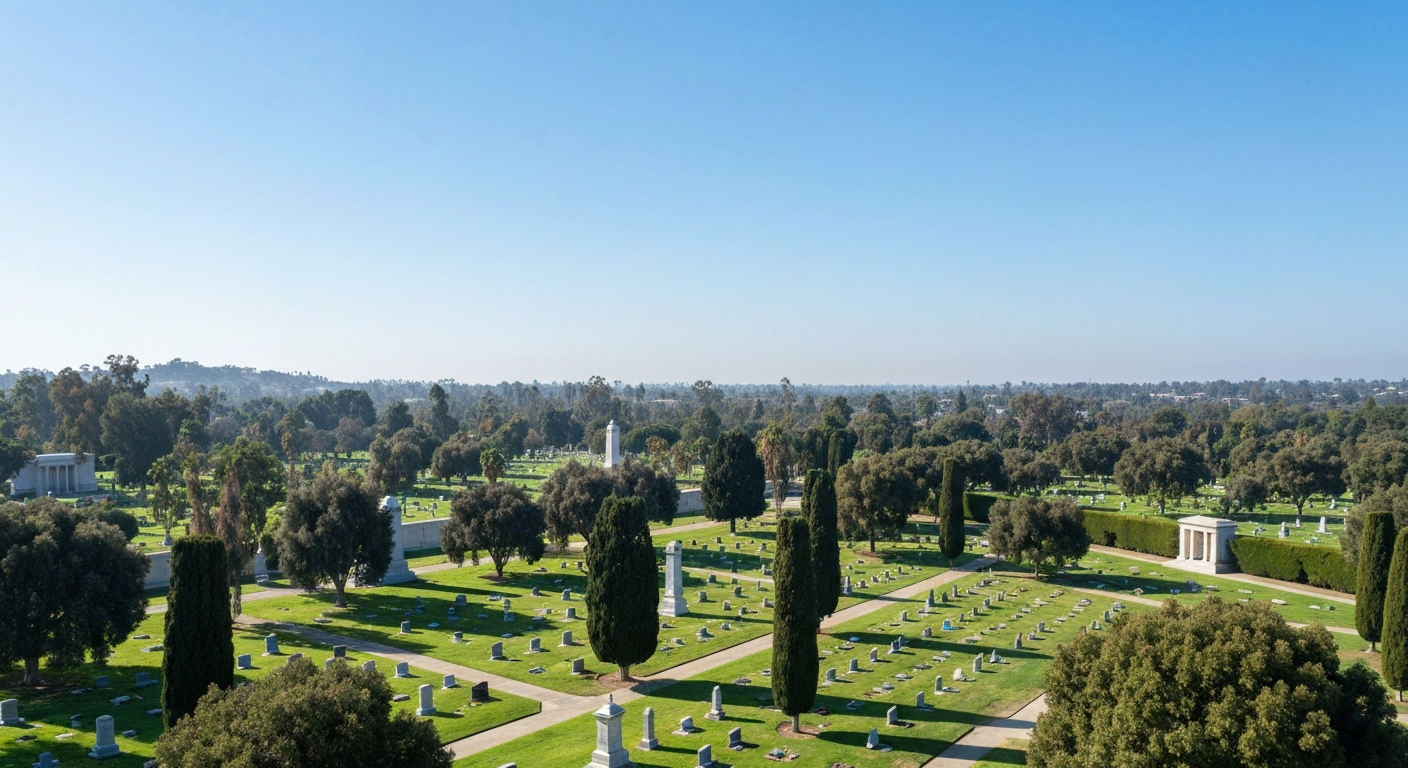 Los Angeles National Cemetery - Military honors resting place