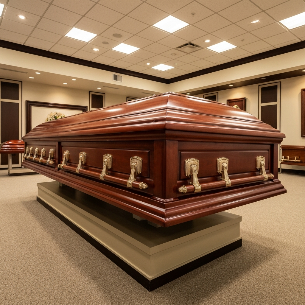 Solid Wood Caskets - Funeral service product
