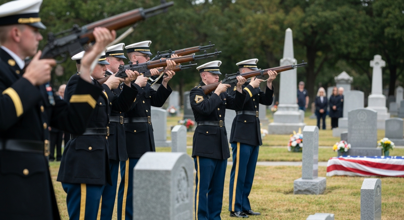 21 Gun Salute - Veterans burial benefits and military honors