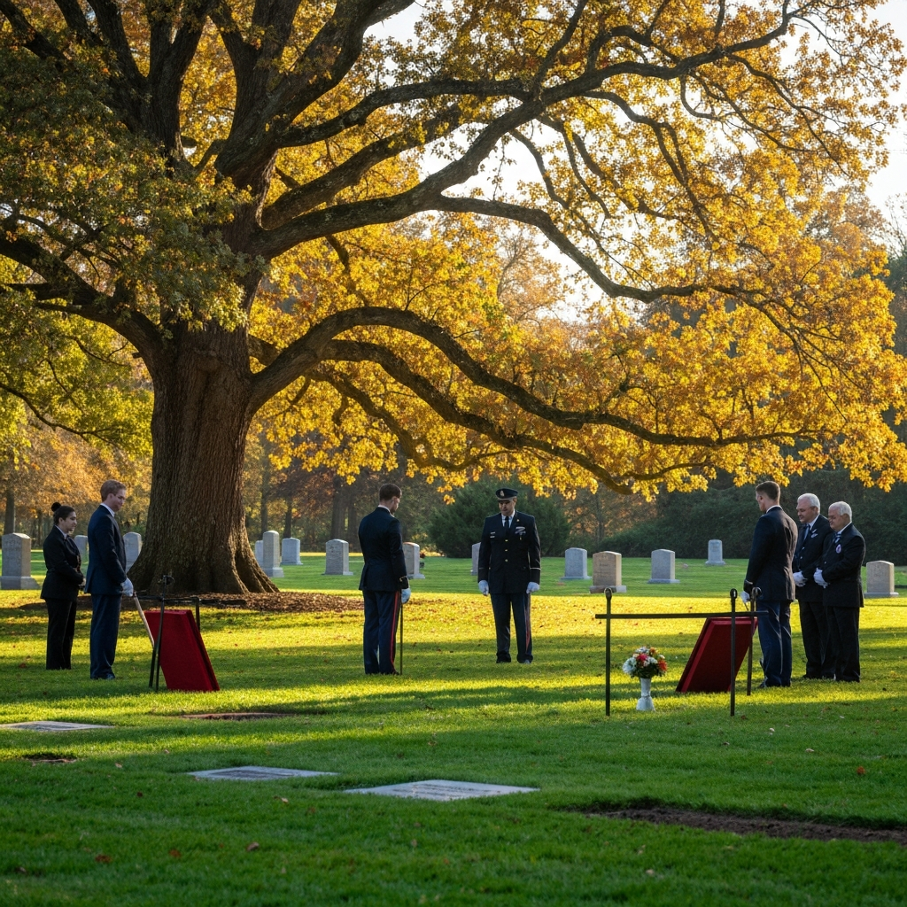 Opening and Closing of the Grave - Veterans burial benefits and military honors