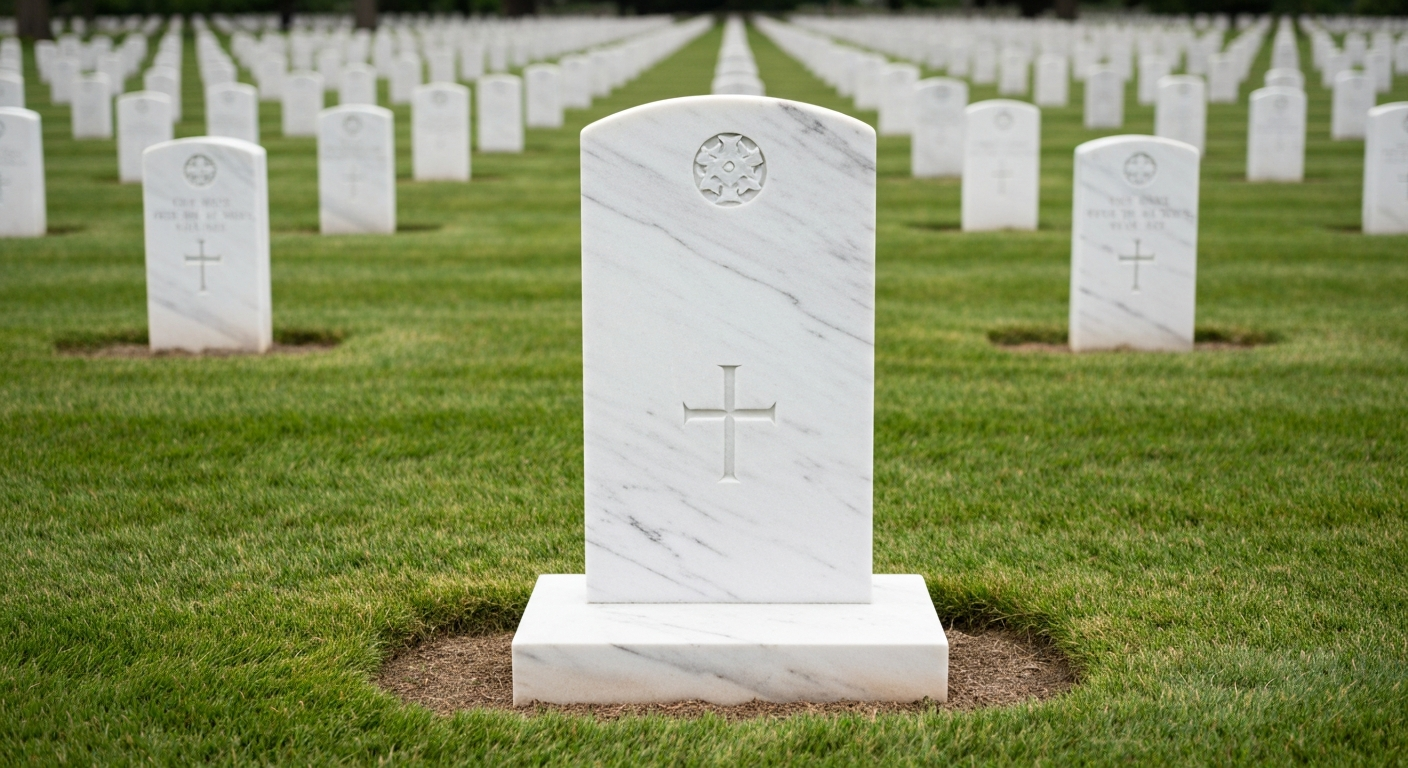 Headstone or Marker - Veterans burial benefits and military honors