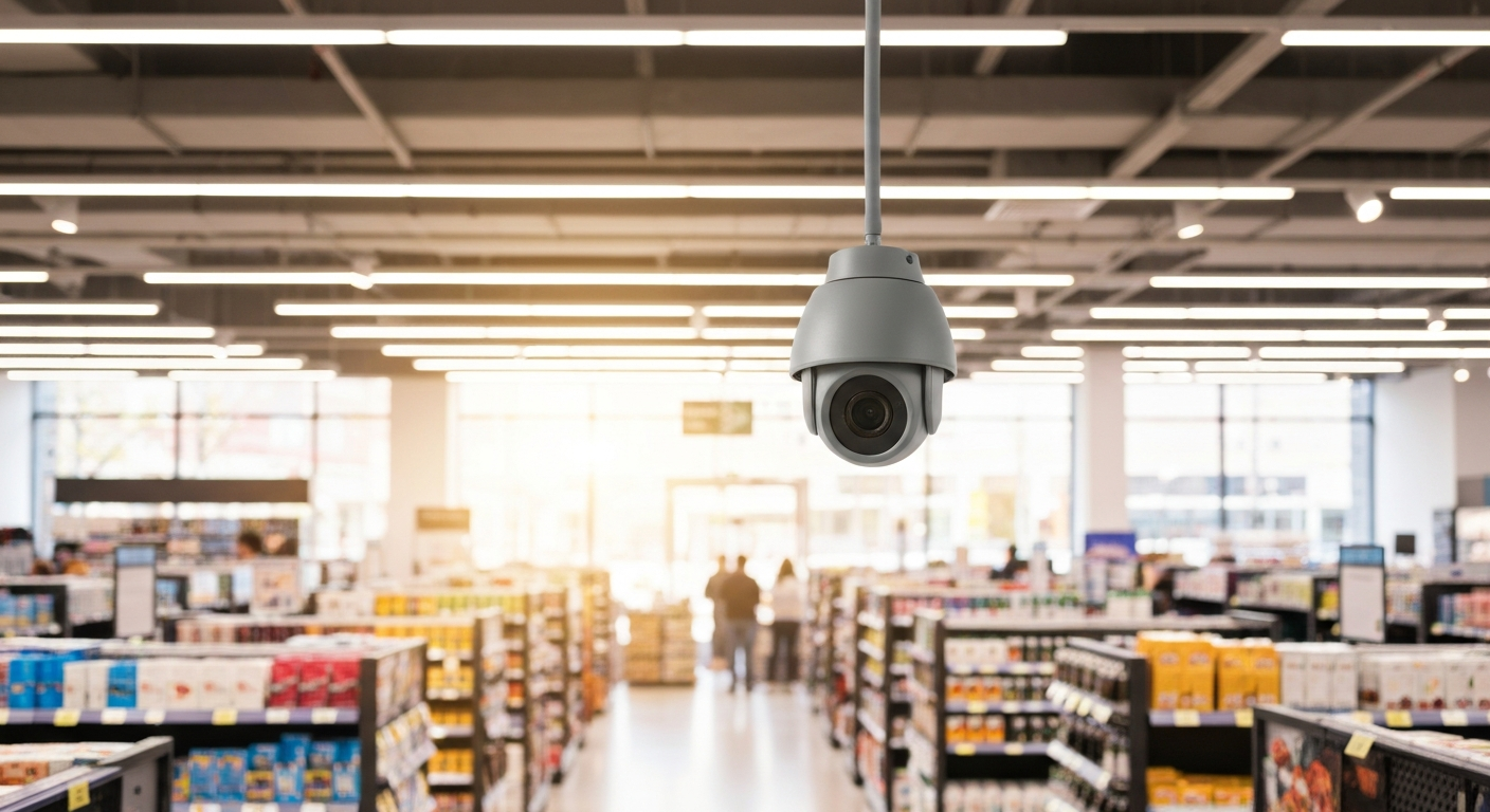 Cámaras de seguridad en tiendas minoristas