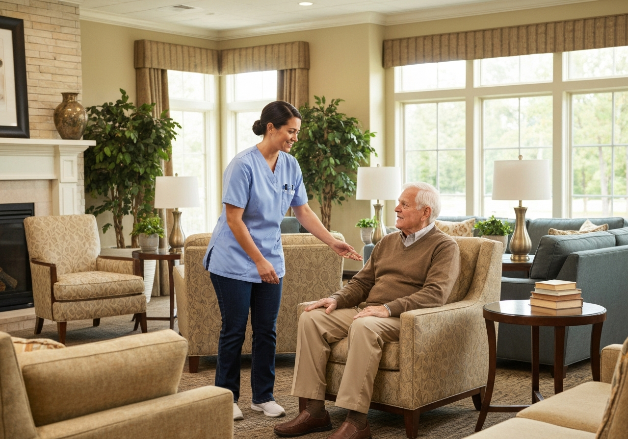 Caregiver in home setting