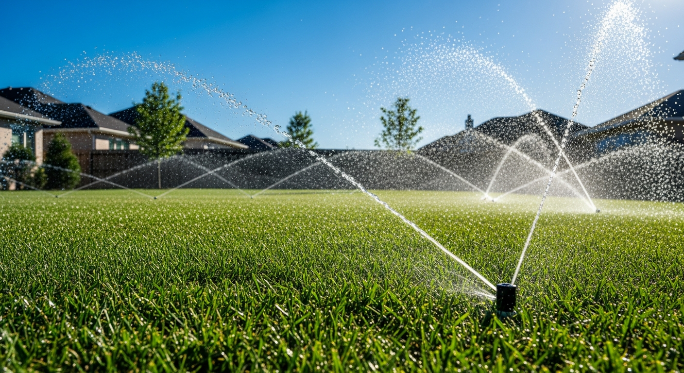 Sprinkler Brothers Inc. irrigation system installed in Jacksonville FL residential backyard