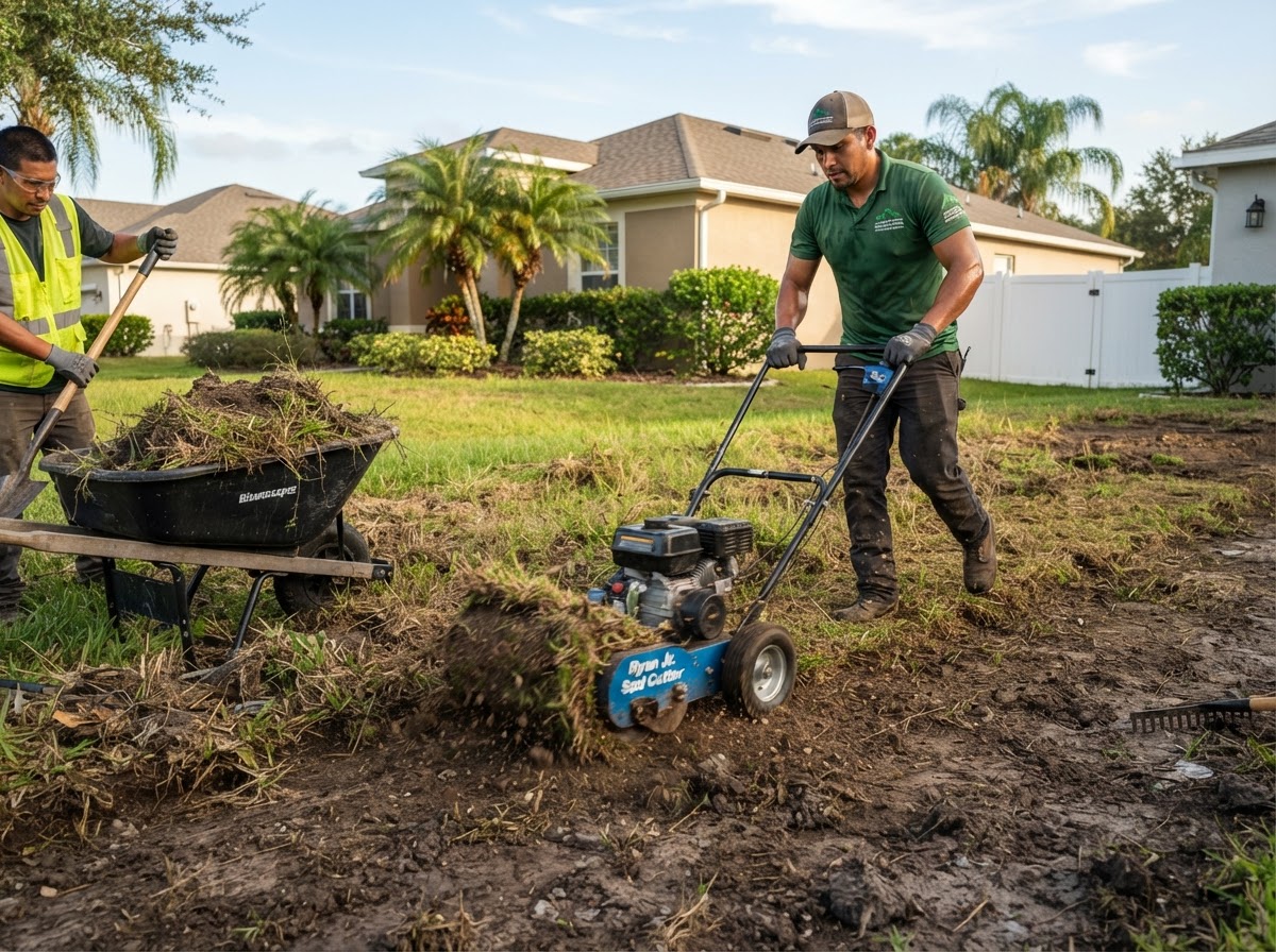 Existing Grass Removal