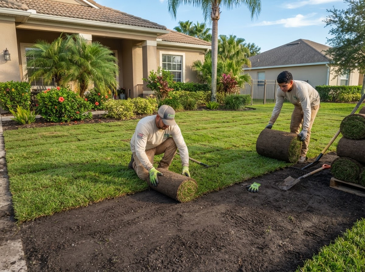 Fresh Sod Installation