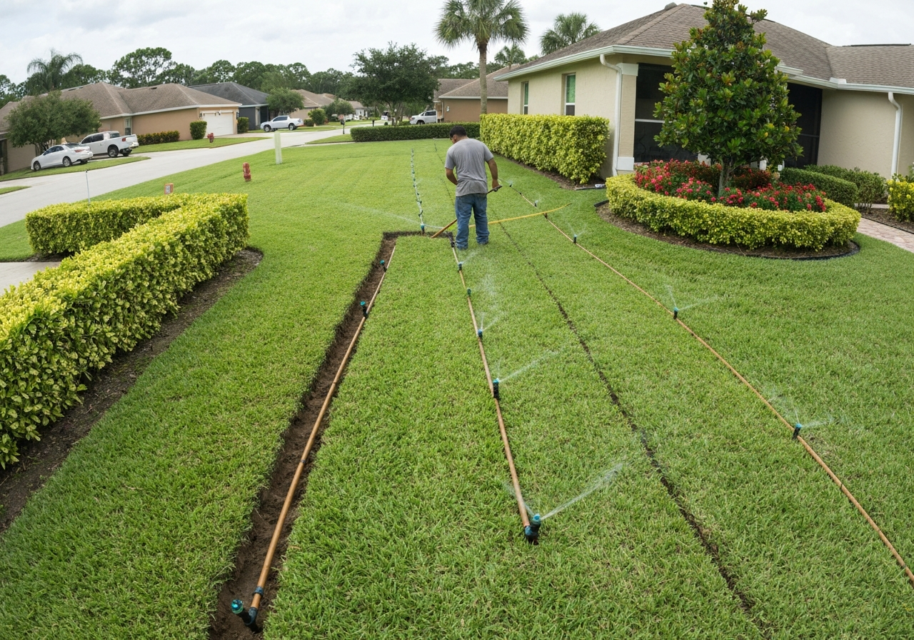 Sprinkler System Installation
