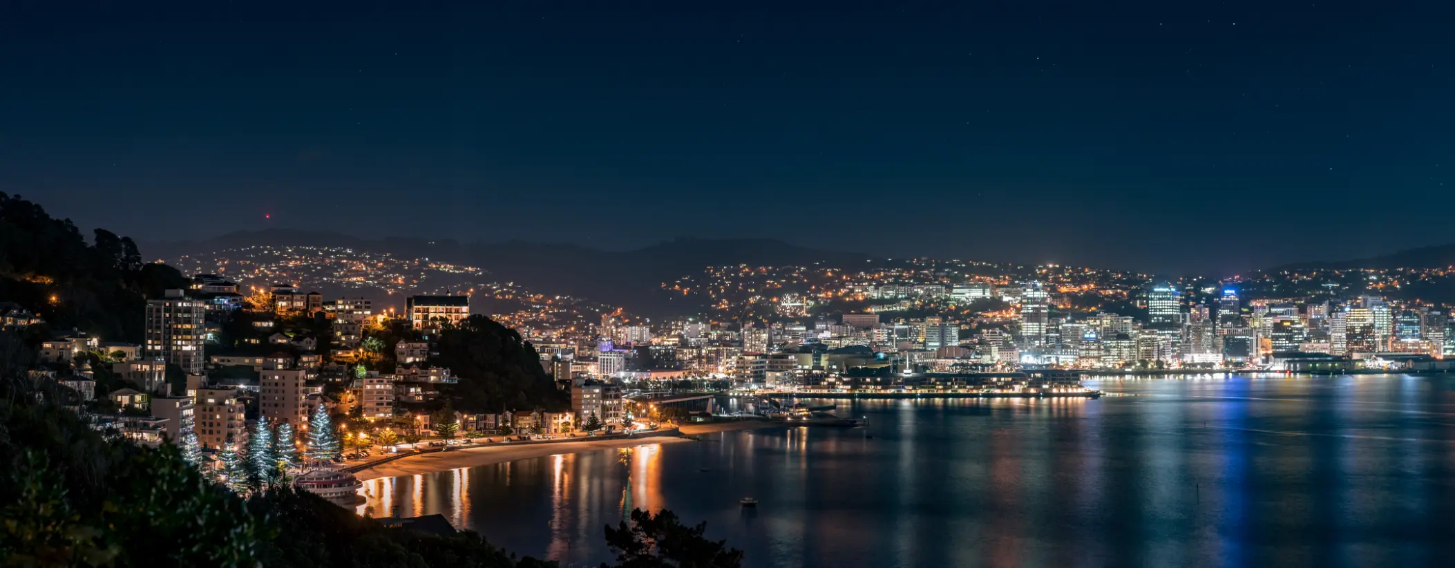 Wellington night cityscape
