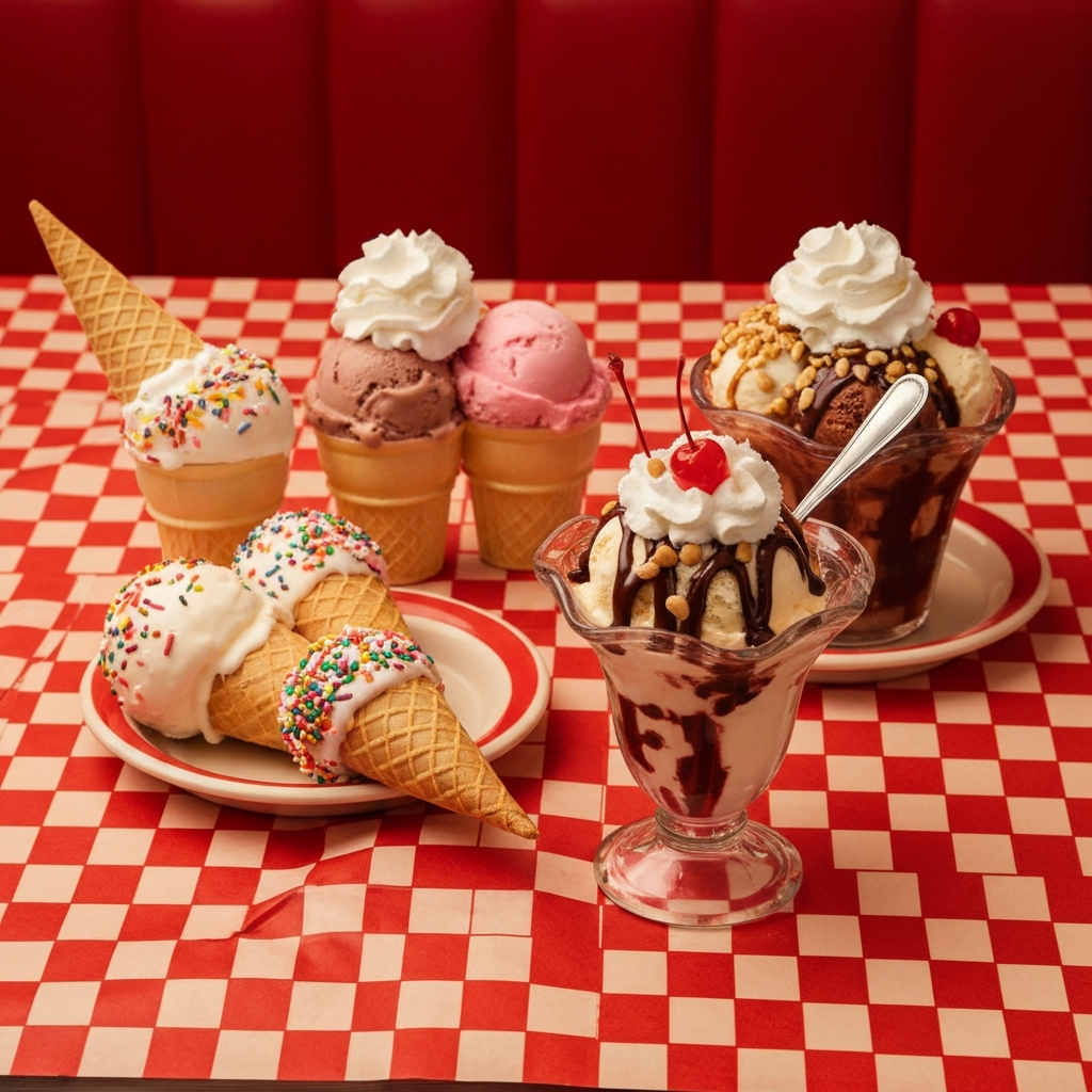 Hand-dipped Ice Cream