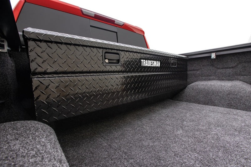 Tradesman Heavy-Duty Black Diamond Plate Truck Tool Box