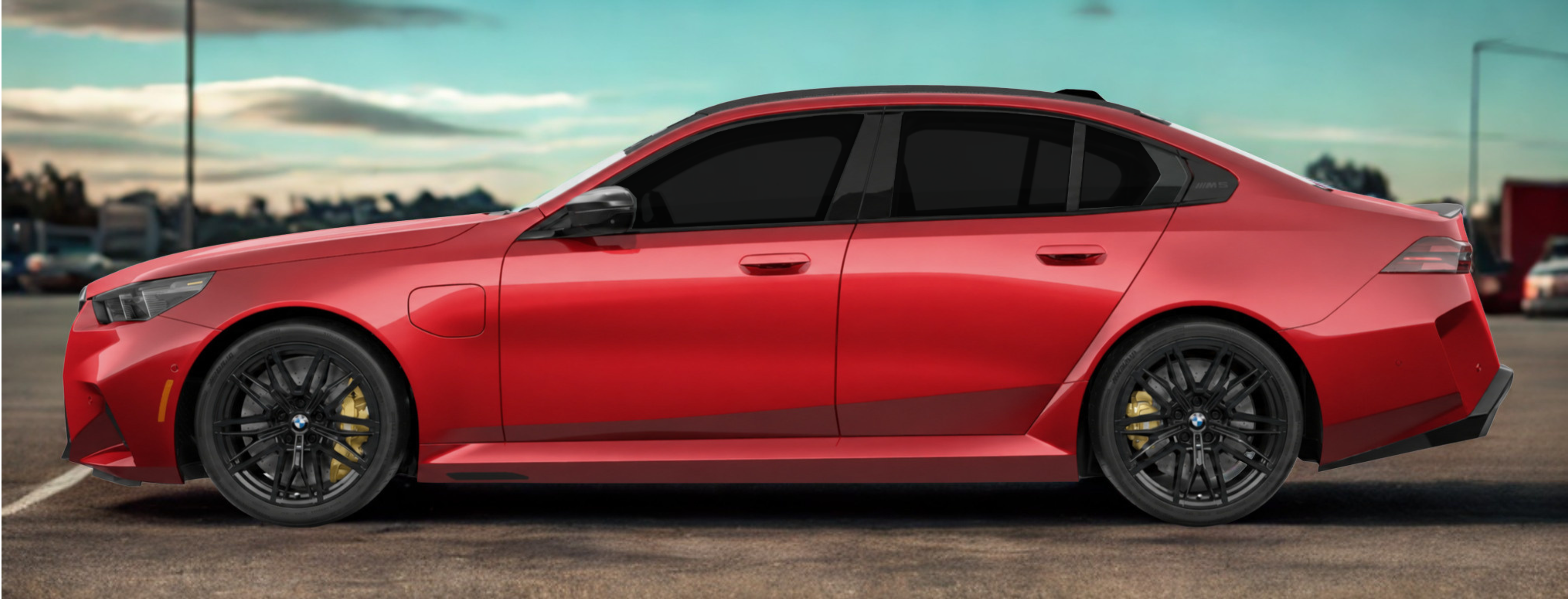 BMW M5 tinted in 15% window tint shade