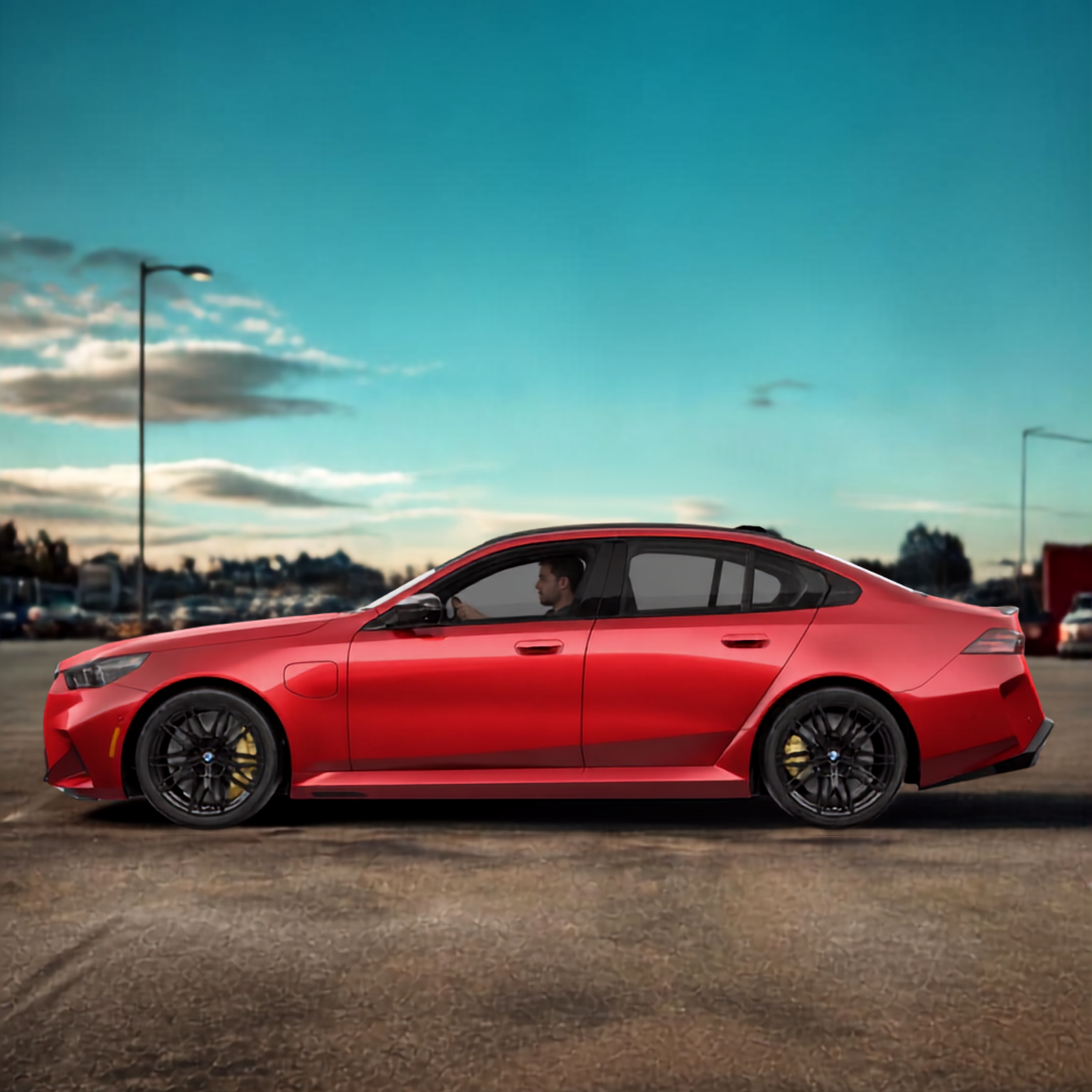 BMW M5 tinted in 50% window tint shade