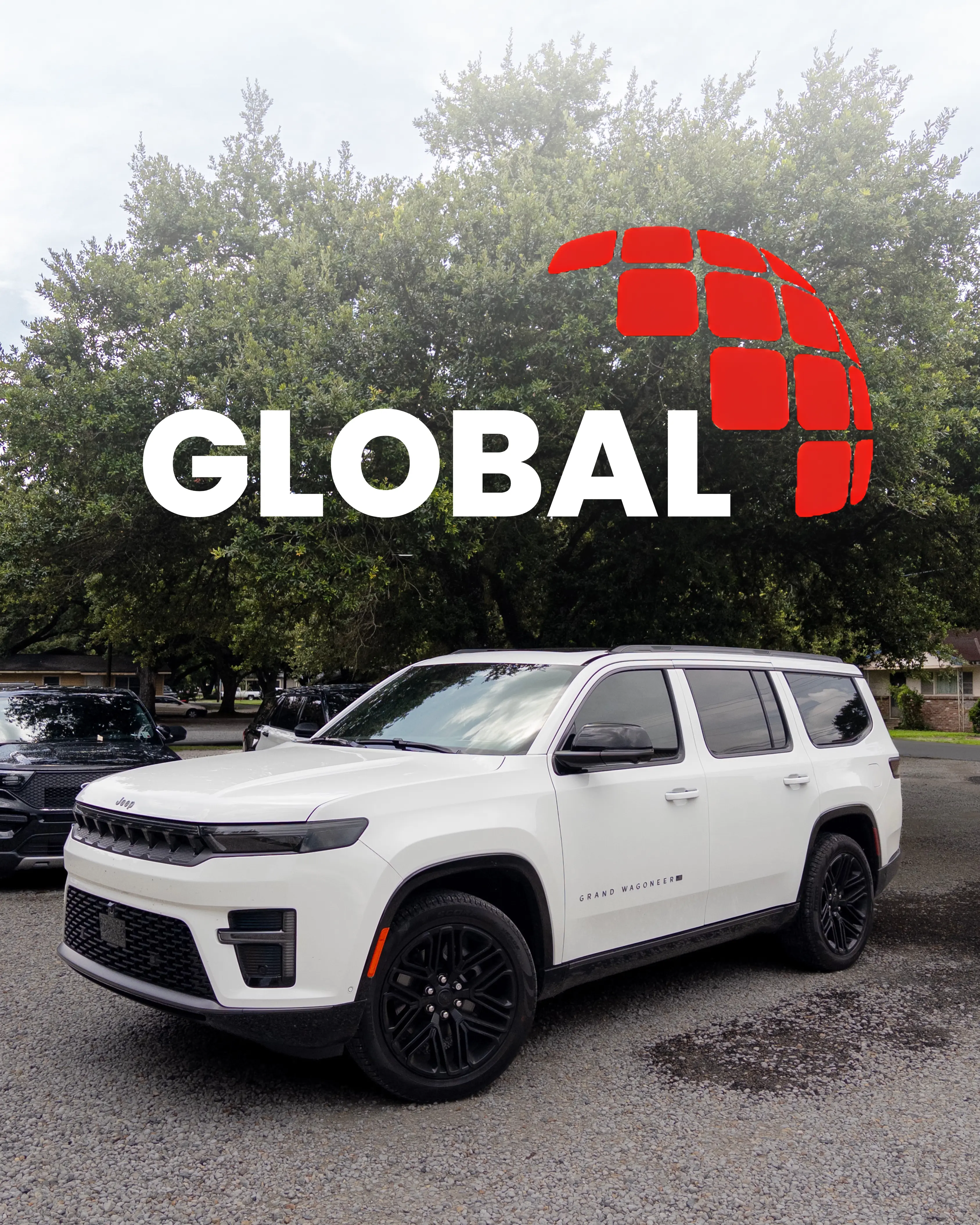 Global Window Films on a White SUV