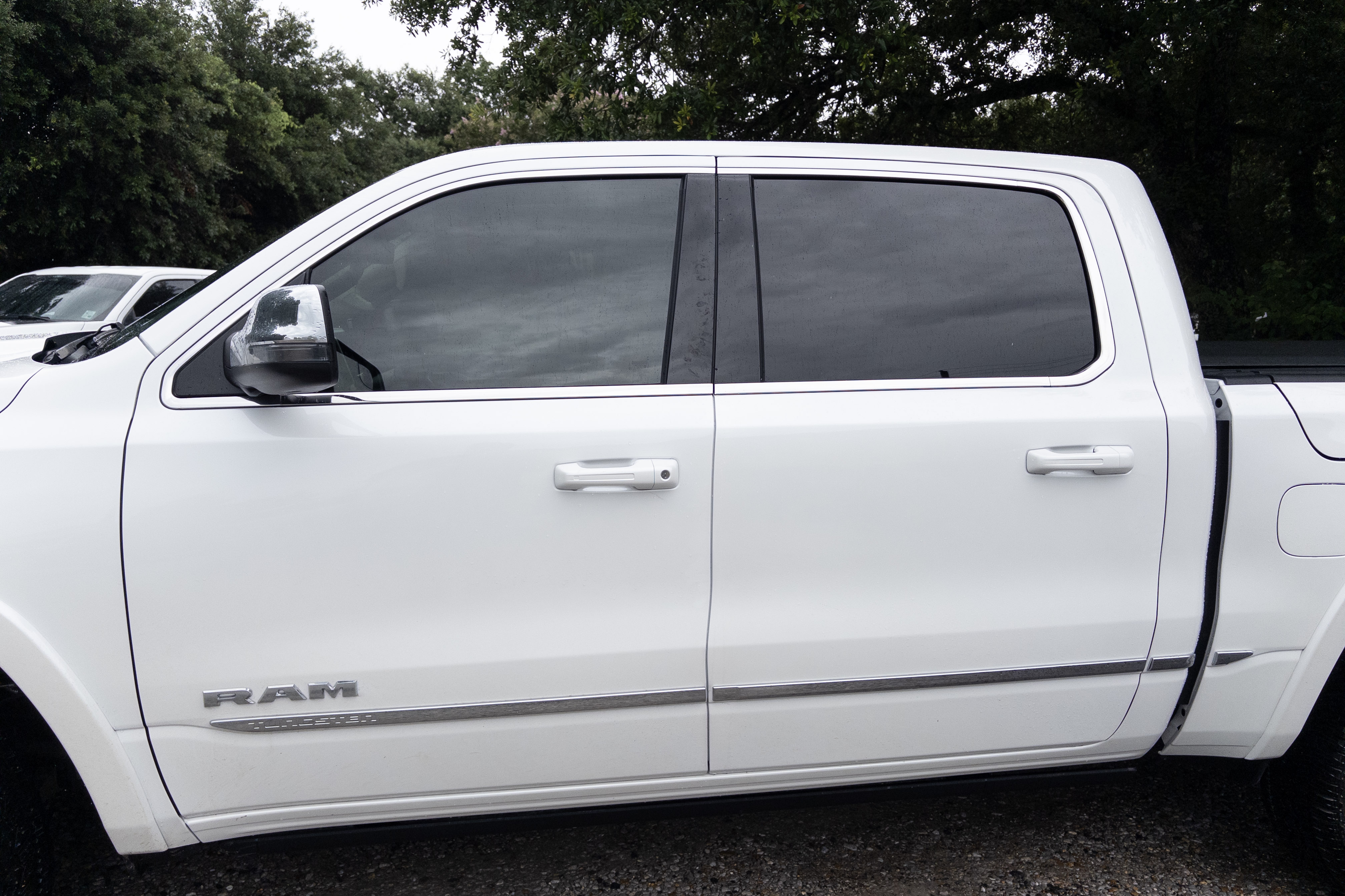 Ceramic Tint on White Truck