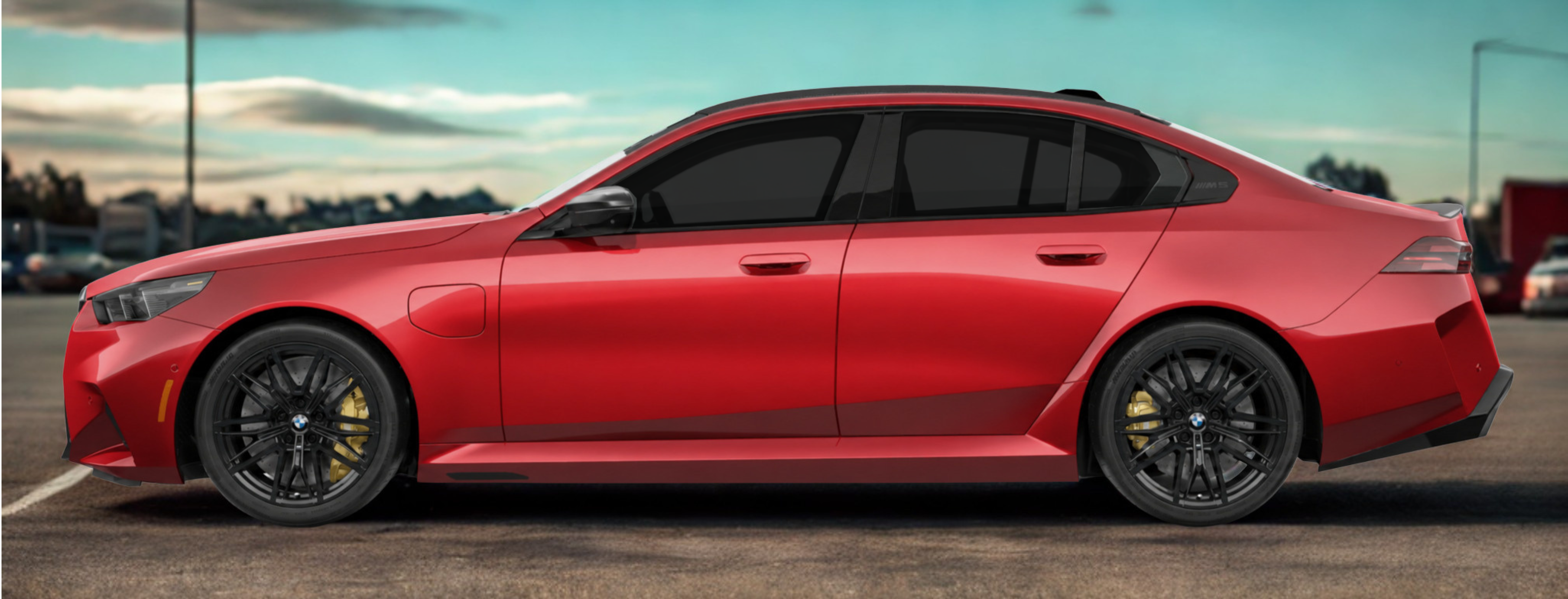 BMW M5 tinted in 20% window tint shade