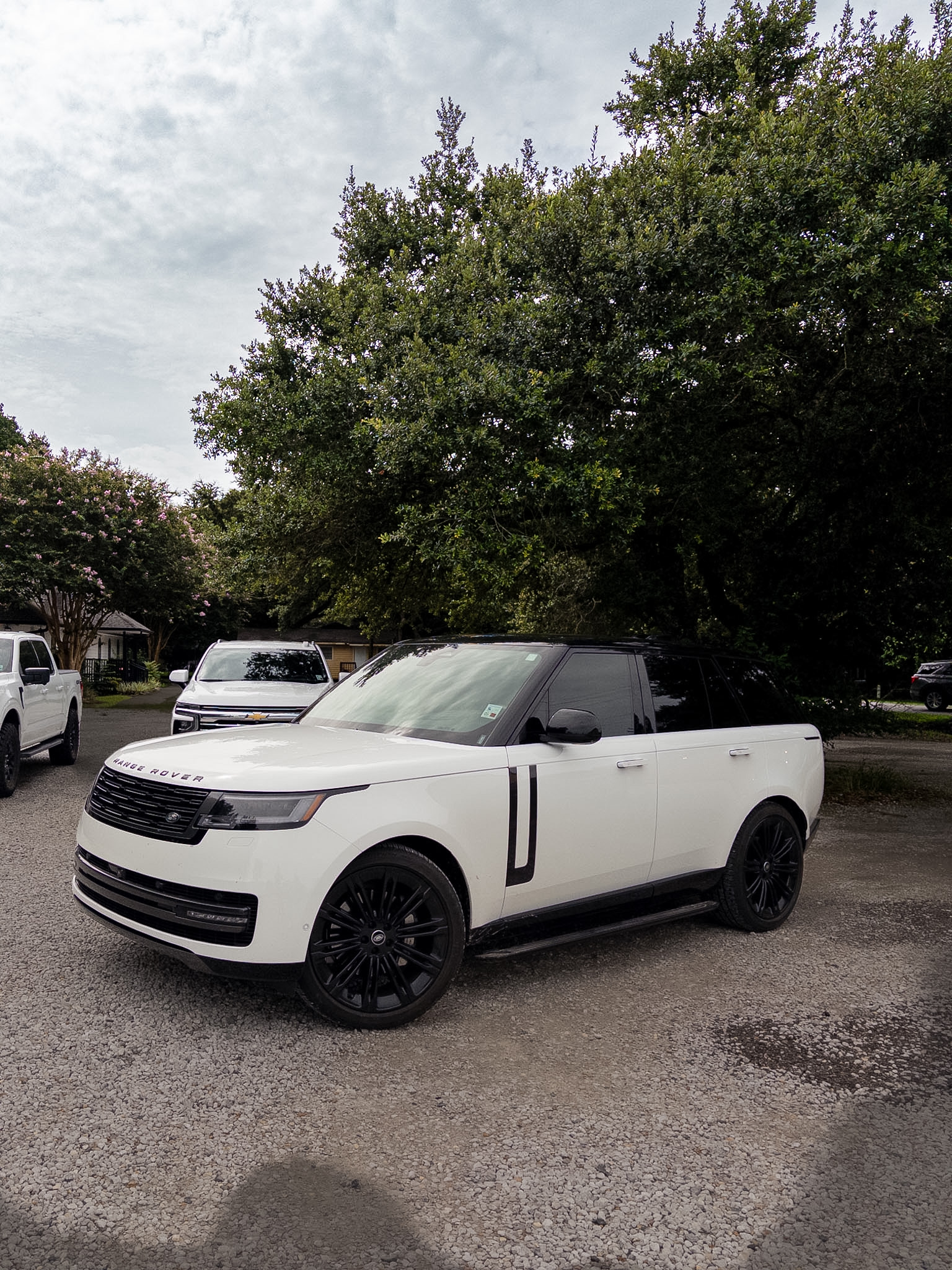 Professional Window Tint Installation on Range Rover