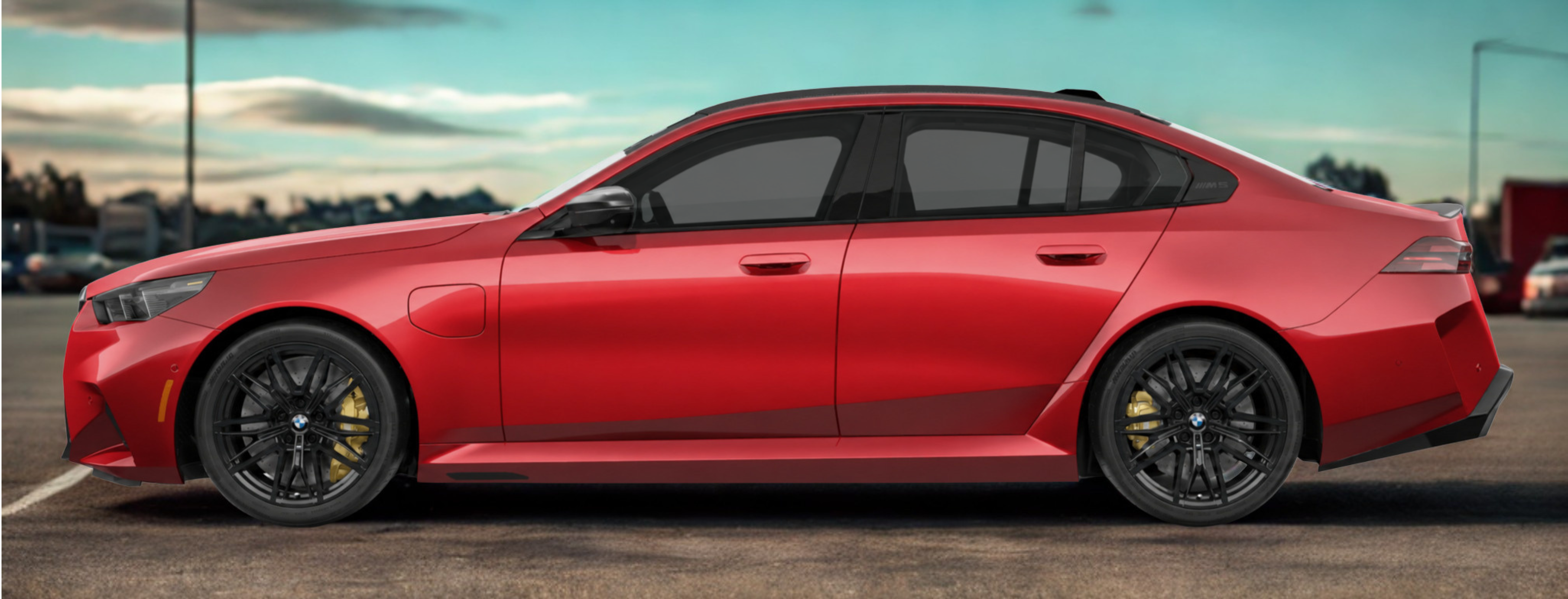 BMW M5 tinted in 50% window tint shade
