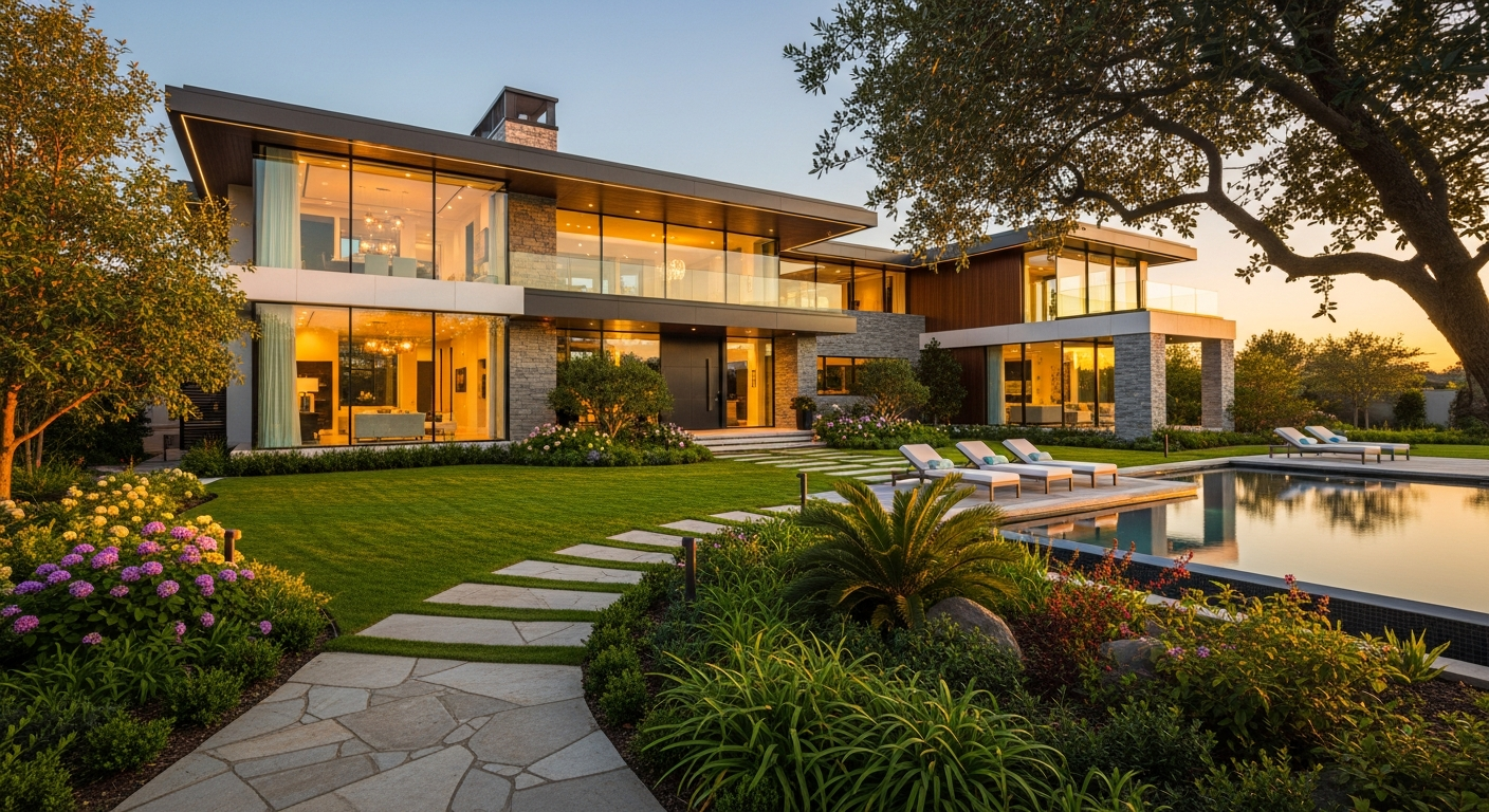 Luxury home exterior