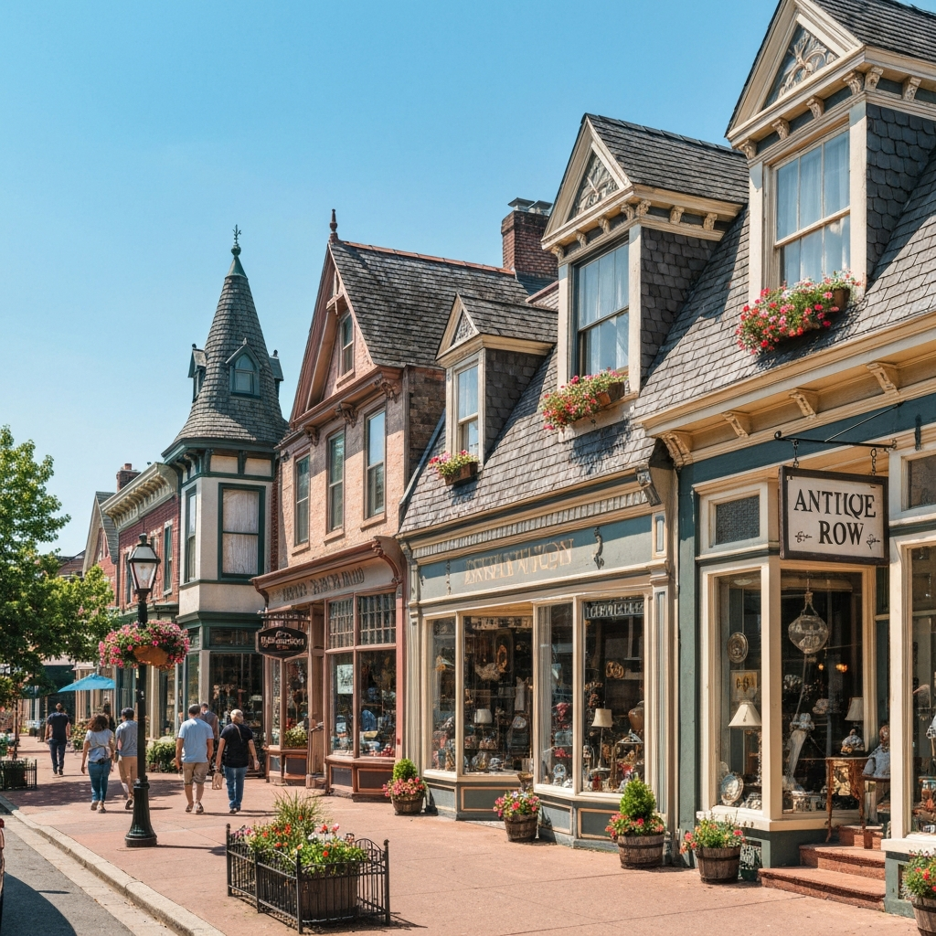 Antique Row in Kensington Maryland