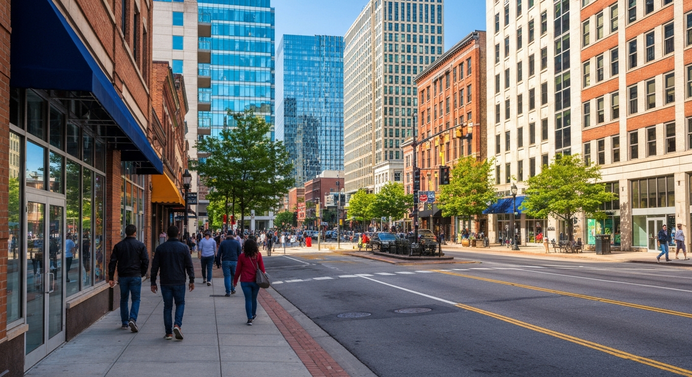 Downtown Silver Spring Maryland