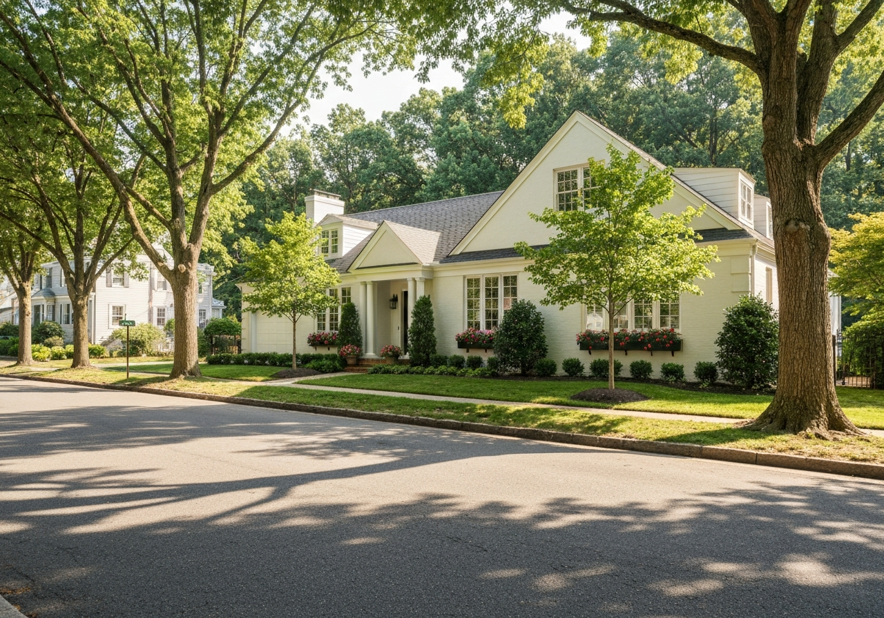 Mid-century colonial home in Silver Spring