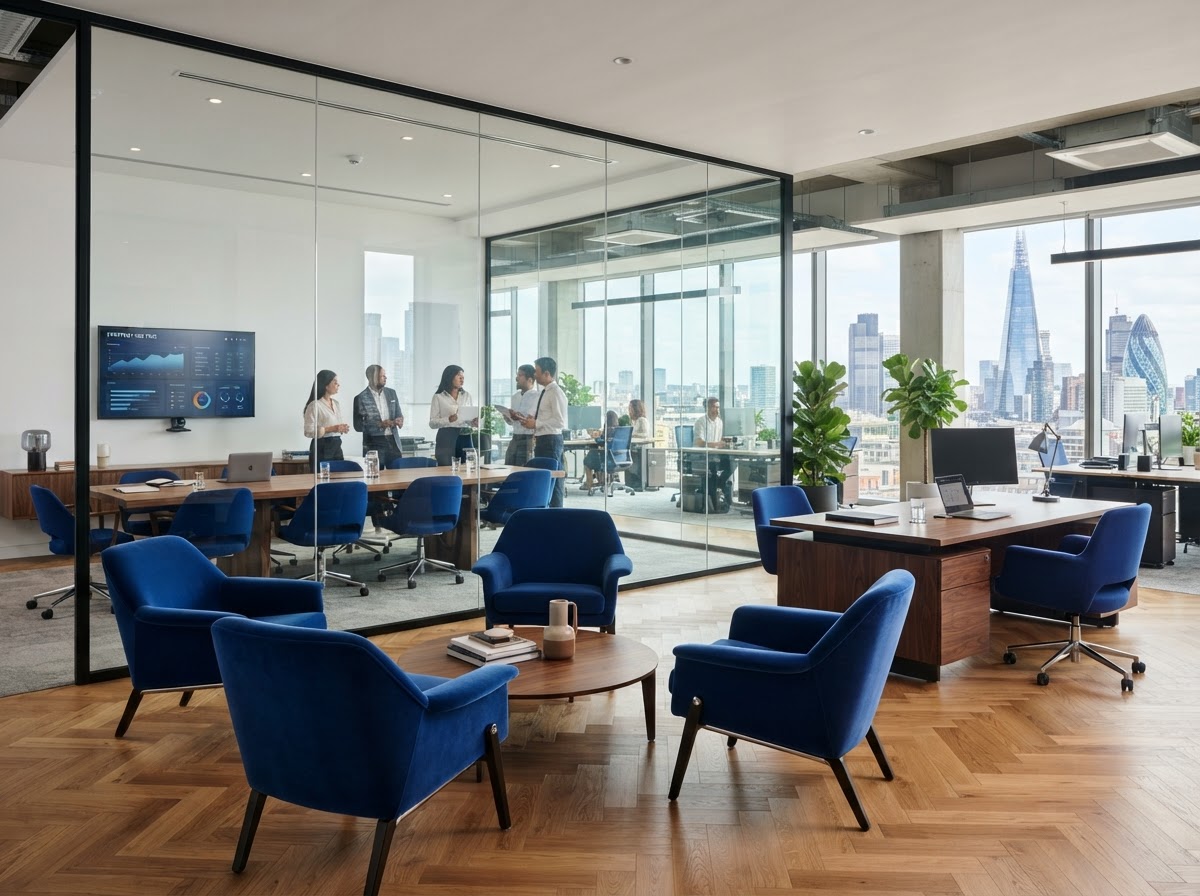 Modern clean conference room at The Link Source