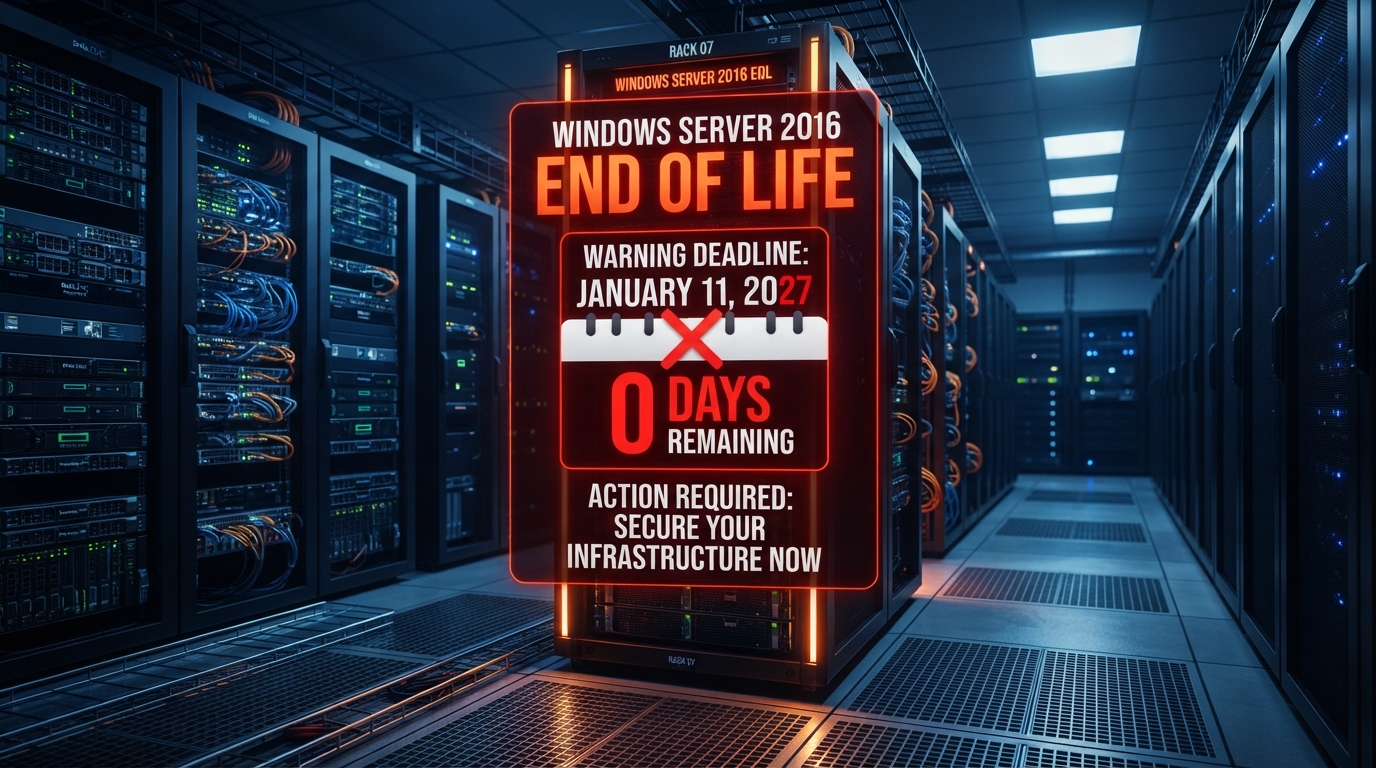 Windows Server 2016 Is Reaching End of Life: Why Keeping It Around Is a Risk You Can't Ignore